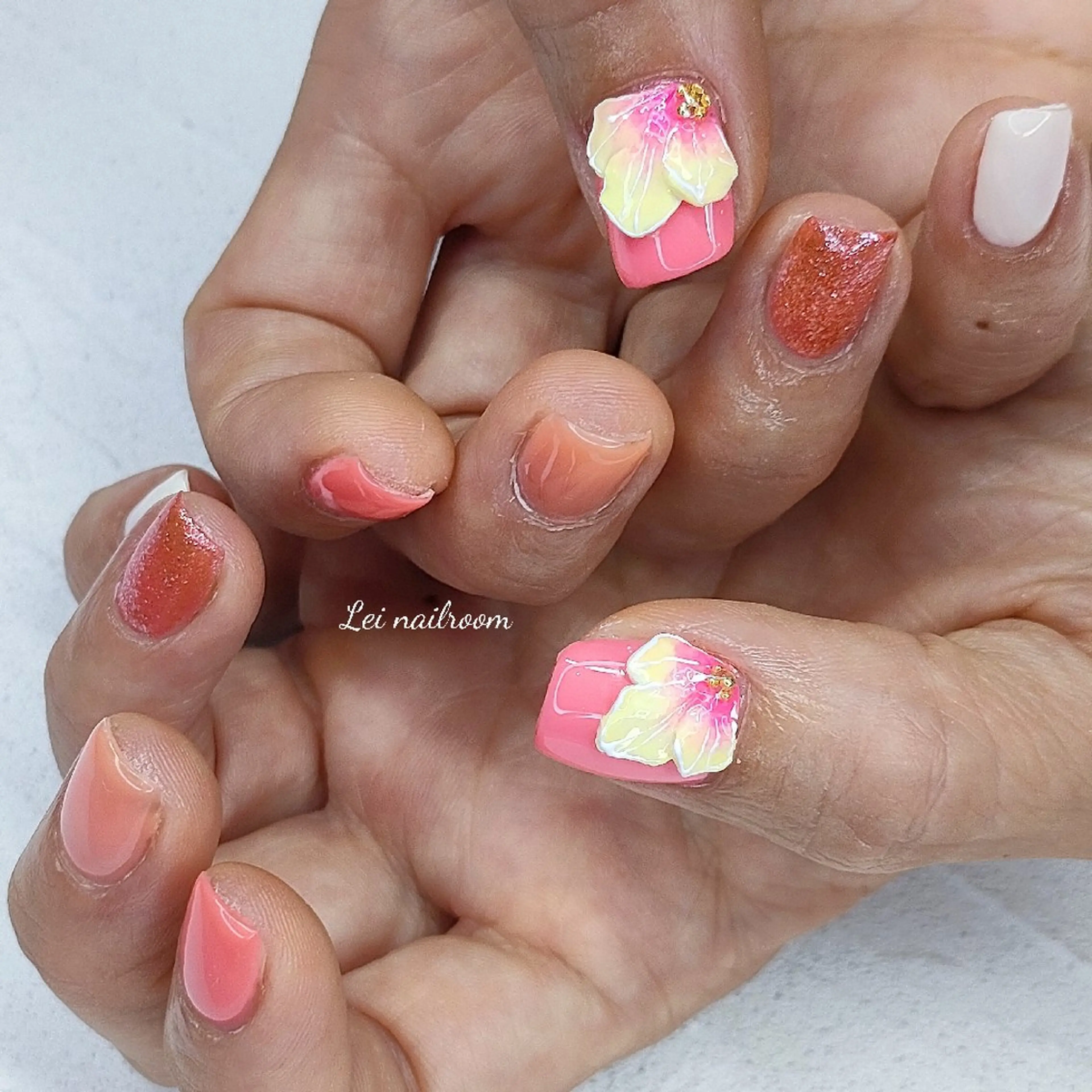 ネイル ジェルネイル lei🌼 nailroomのネイルデザイン