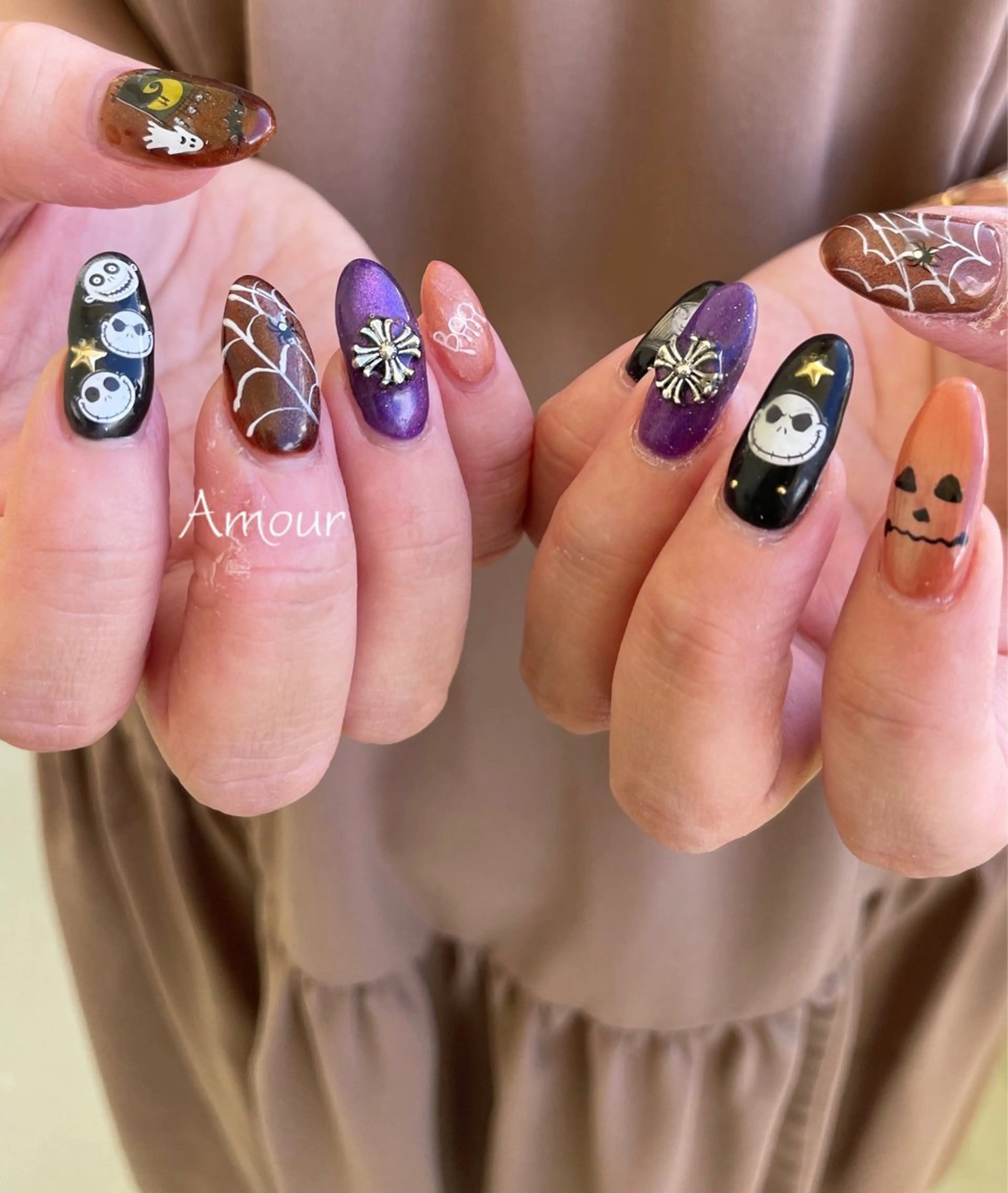 ネイル ハロウィン Nail Salon Amourのネイルデザイン