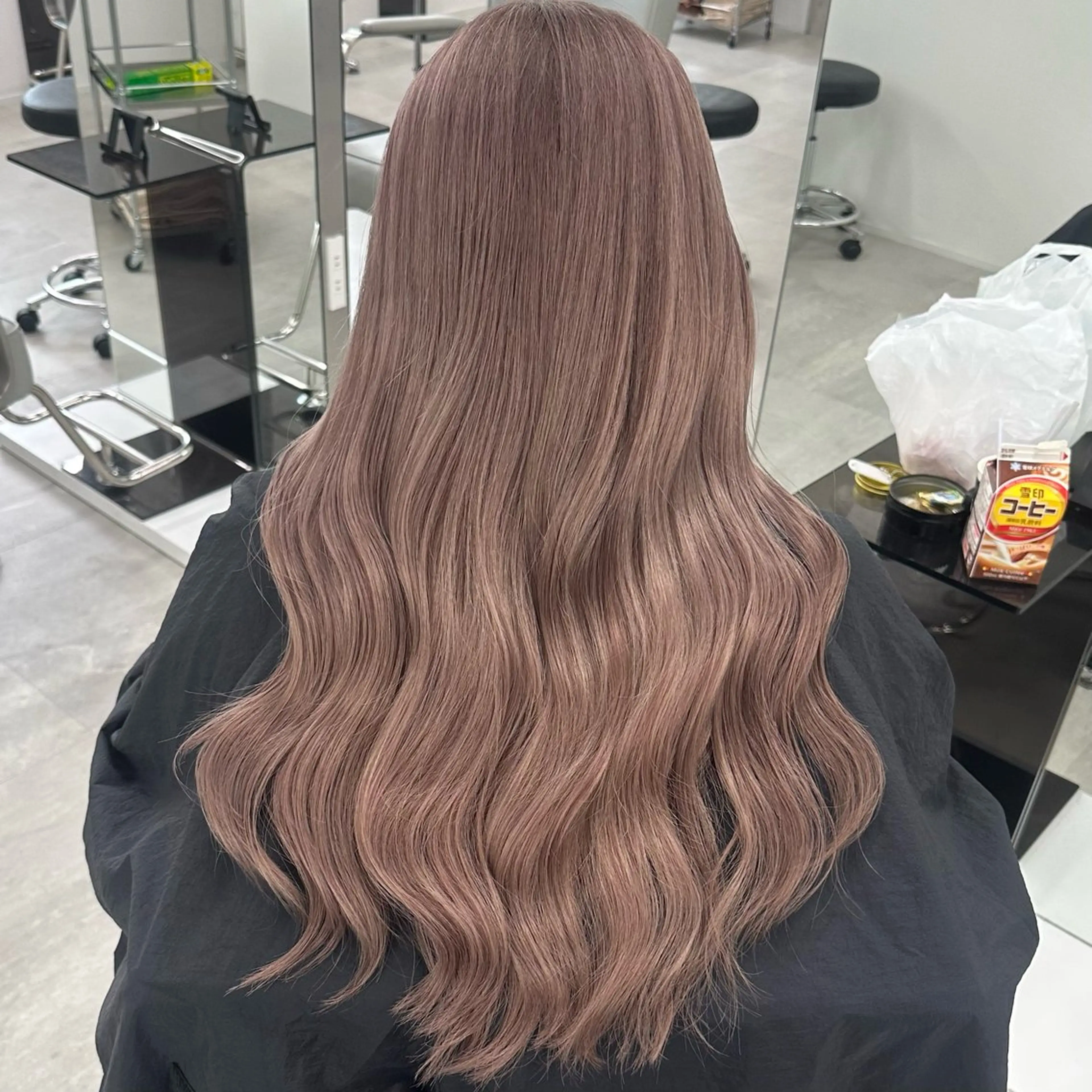 セミロング ヘアカラー トリートメント ブリーチ/ベージュ /natsumiのヘアスタイル