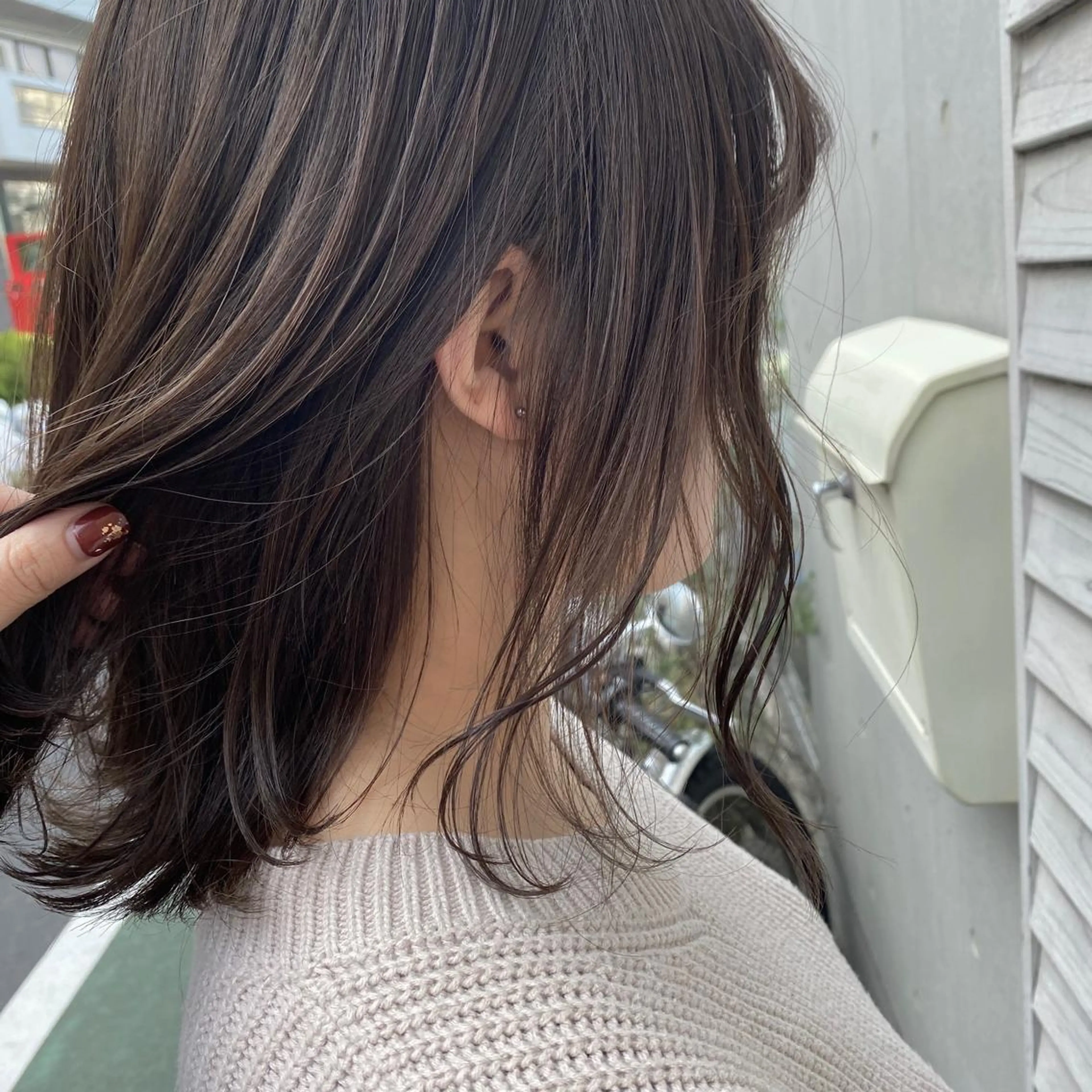 ミディアム カラー 🪭risa 暖色/レイヤー🪭のヘアスタイル