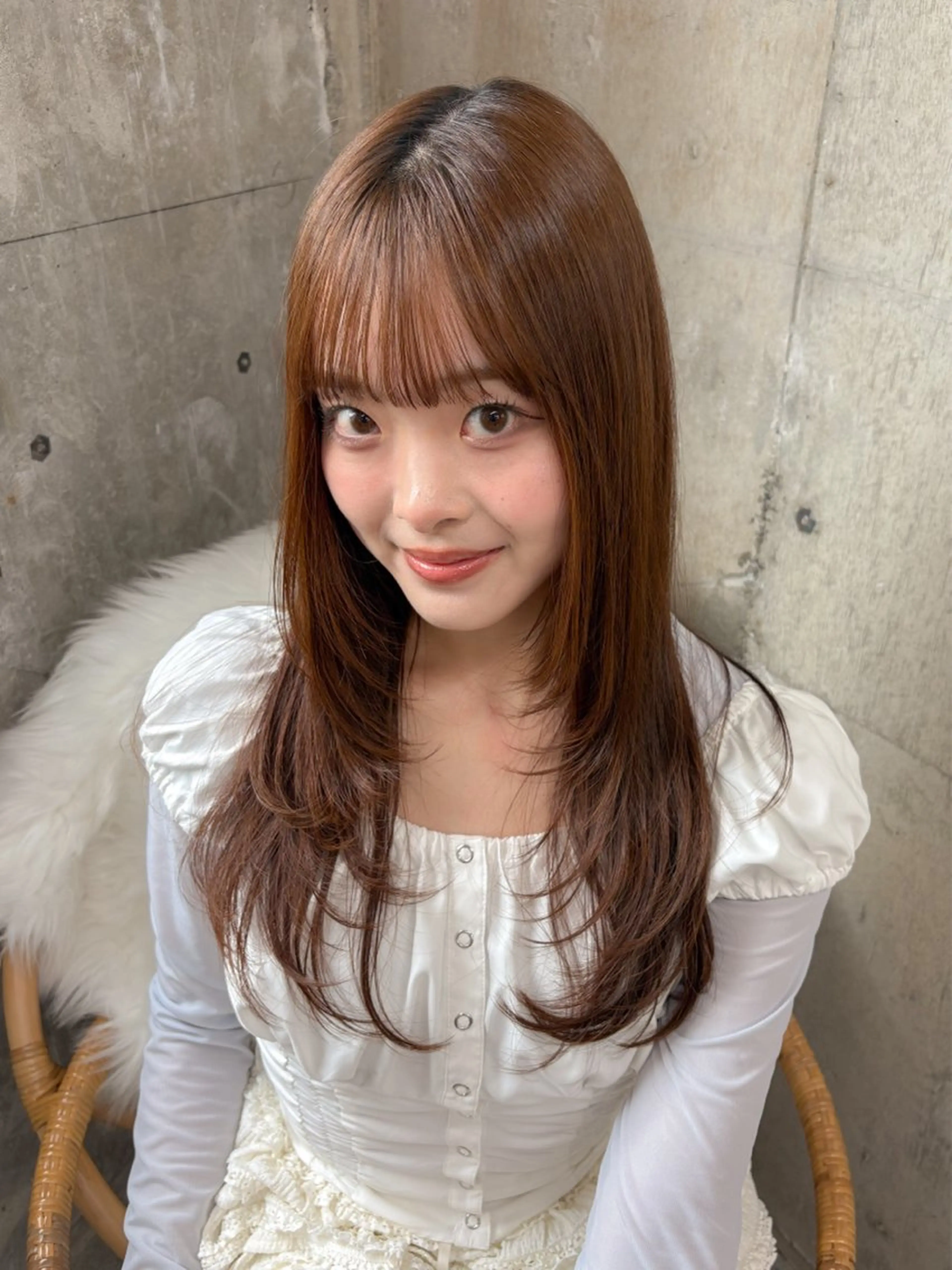 ロング カラー 🎀りこ/ 透明感カラー🫧🎀のヘアスタイル