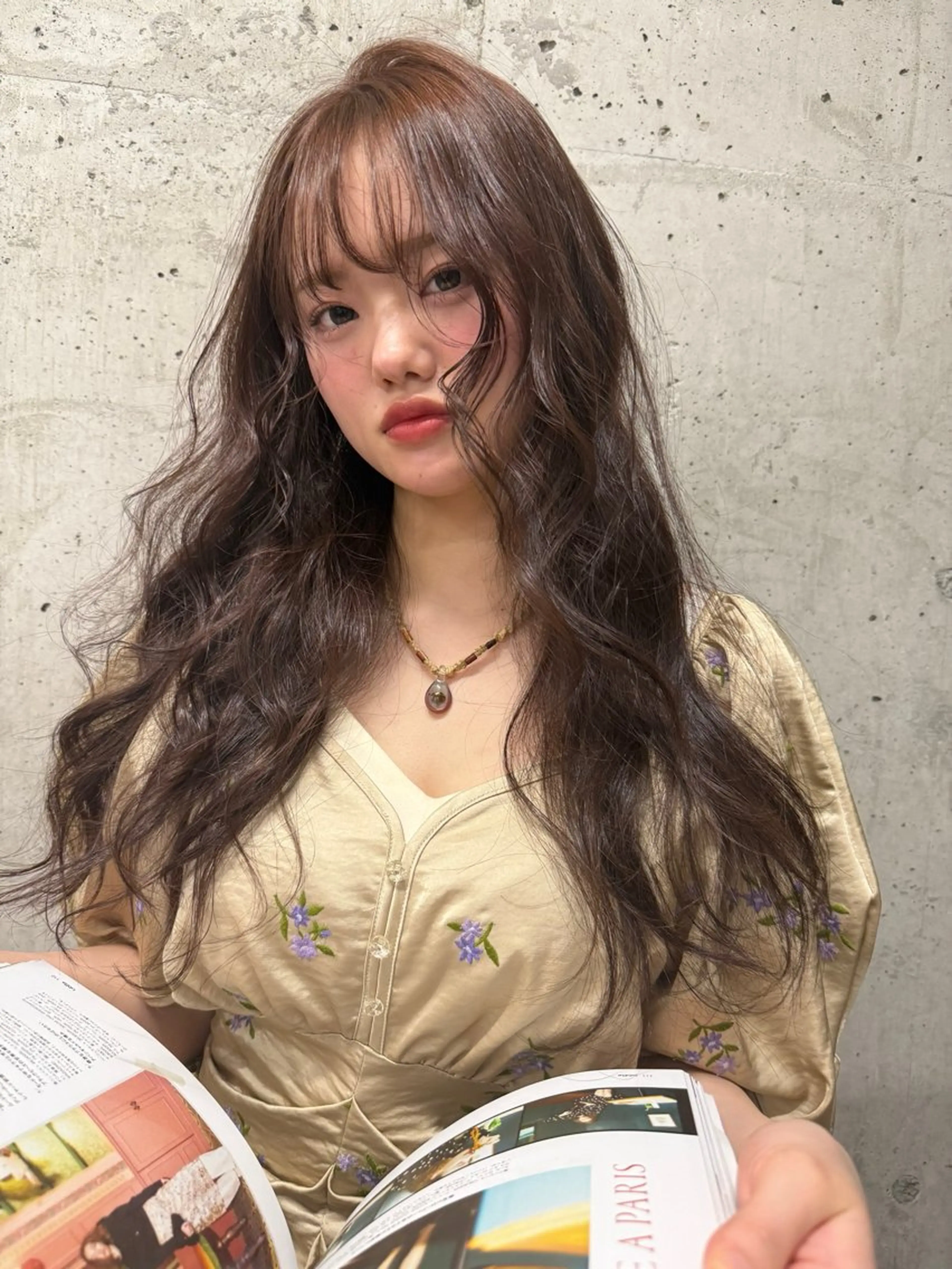 カラー YURiA レイヤー🫧のヘアスタイル