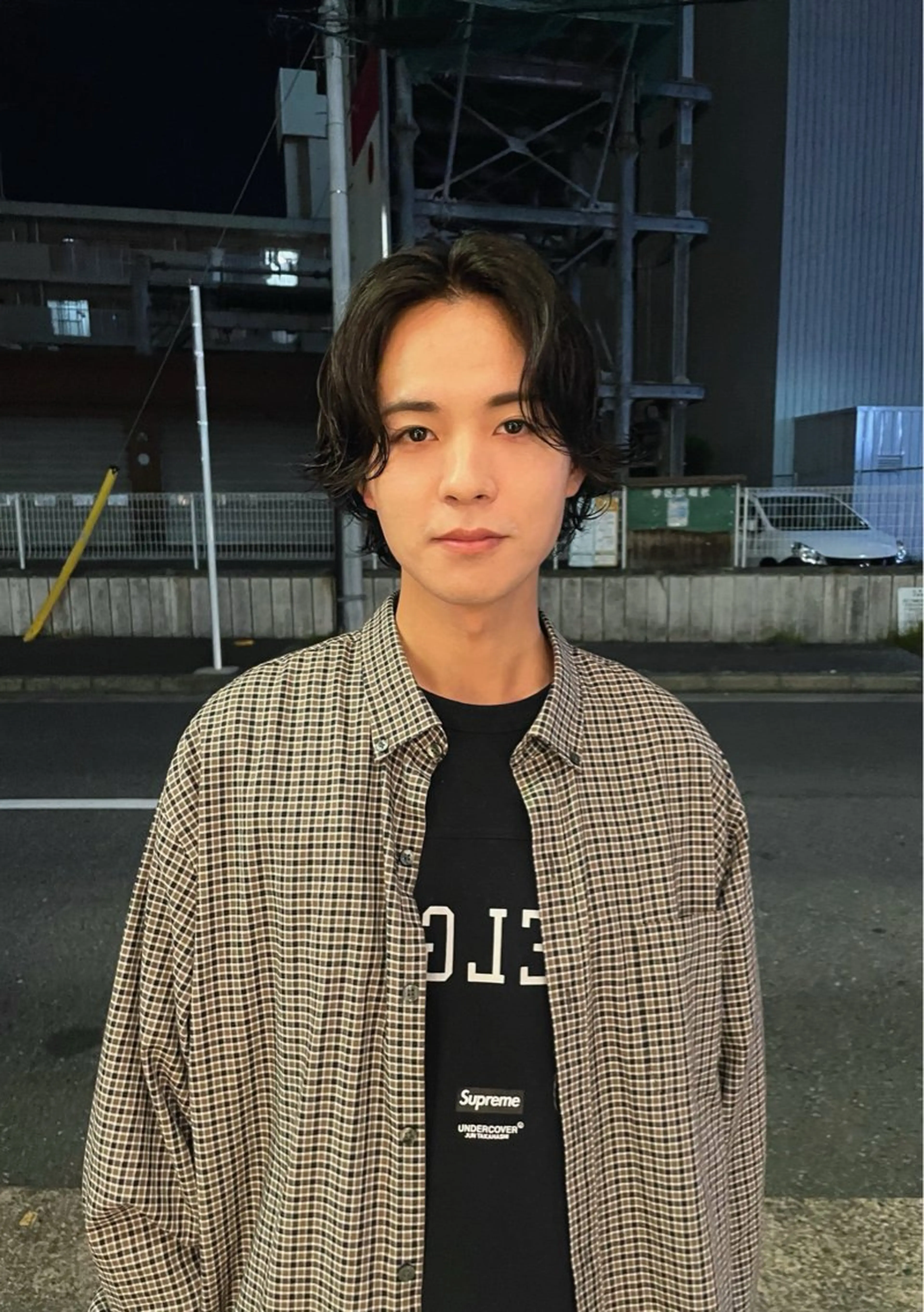 ショート パーマ メンズ カット パーマ トリートメント SALOWIN 名古屋Suite店所属・難波 晃助のヘアスタイル