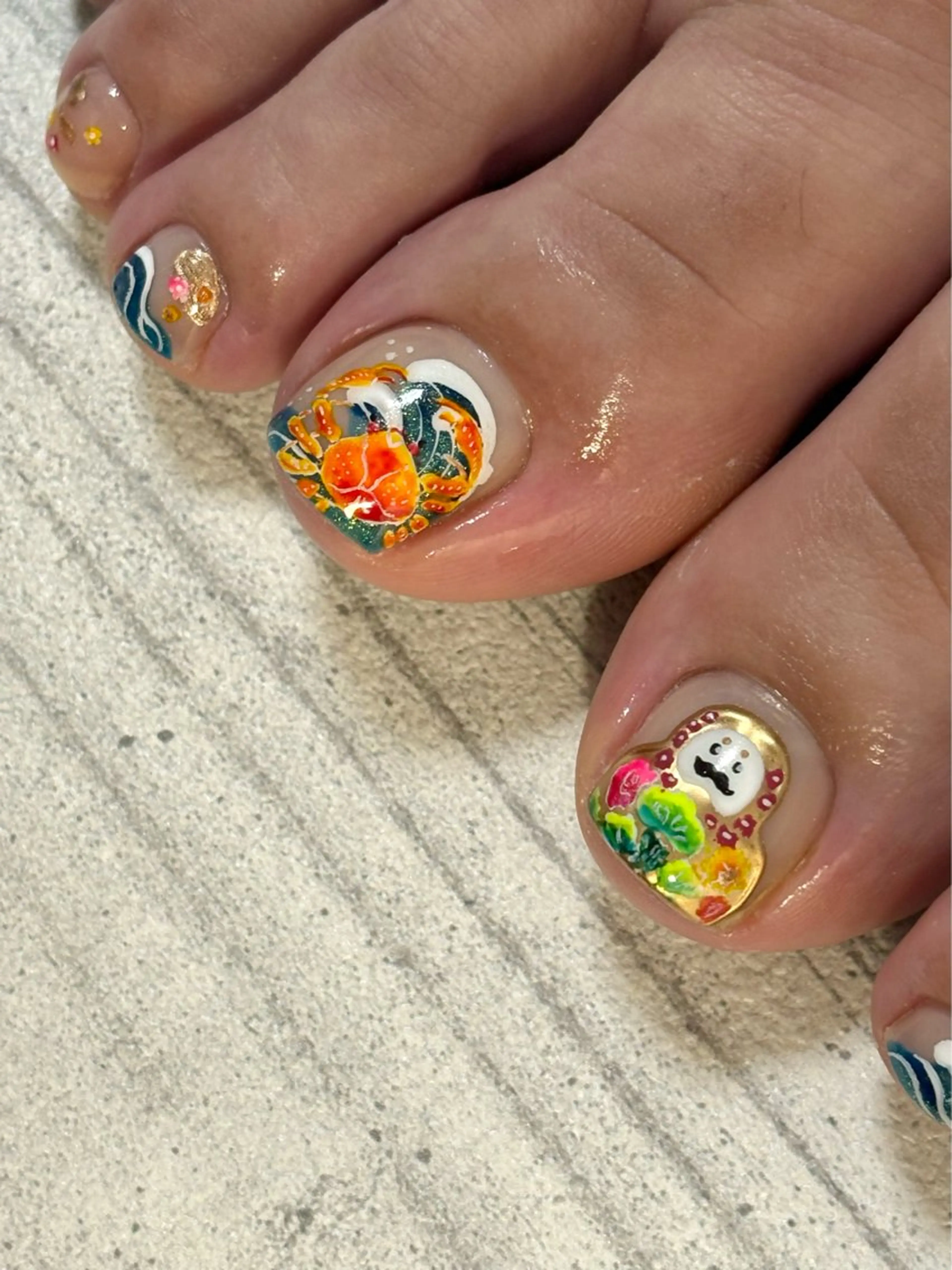 ネイル フットネイル FIORITURA Maikoのネイルデザイン