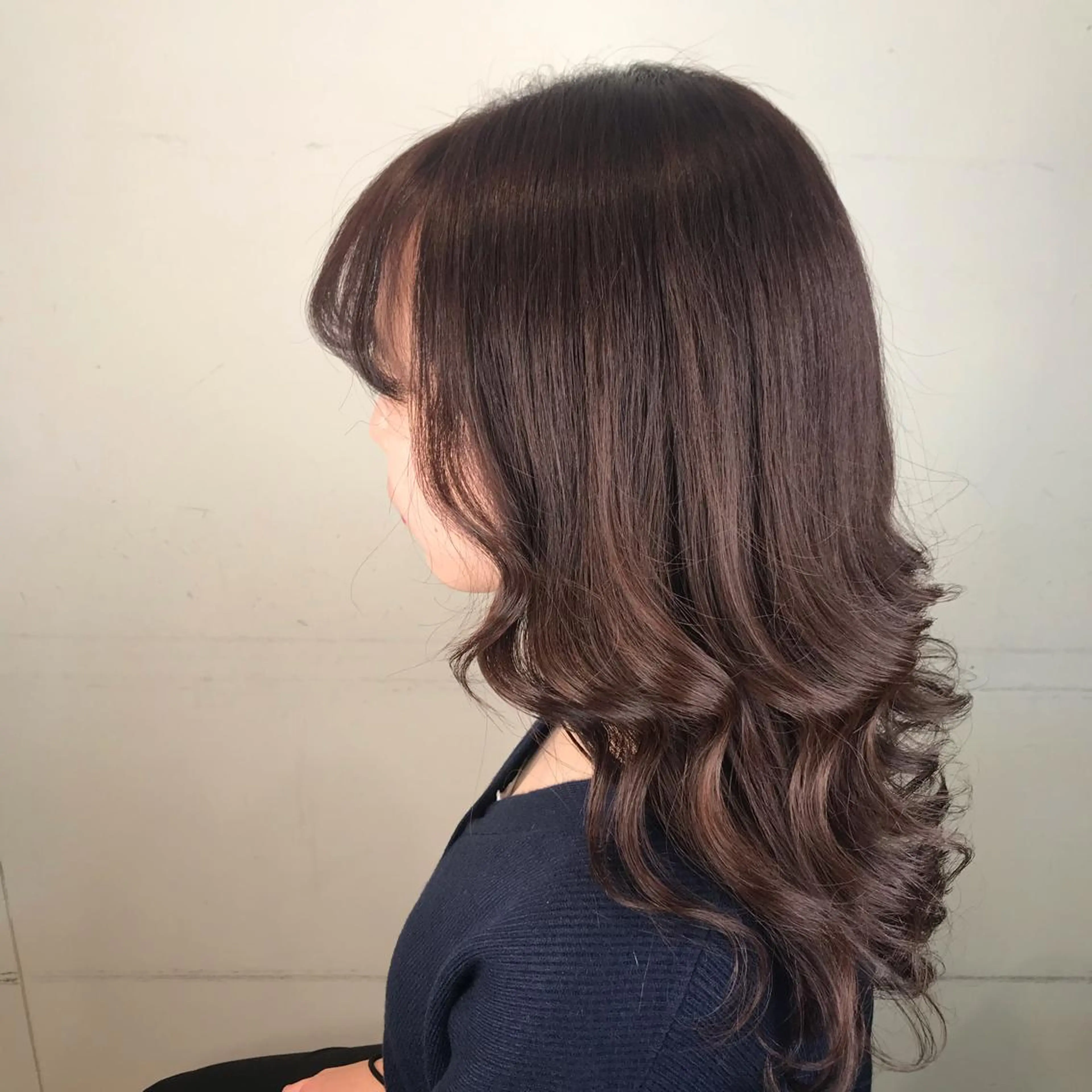 セミロング カラー ヘアアレンジ 烏丸韓国ヘア🇰🇷 ayaka🎀のヘアスタイル