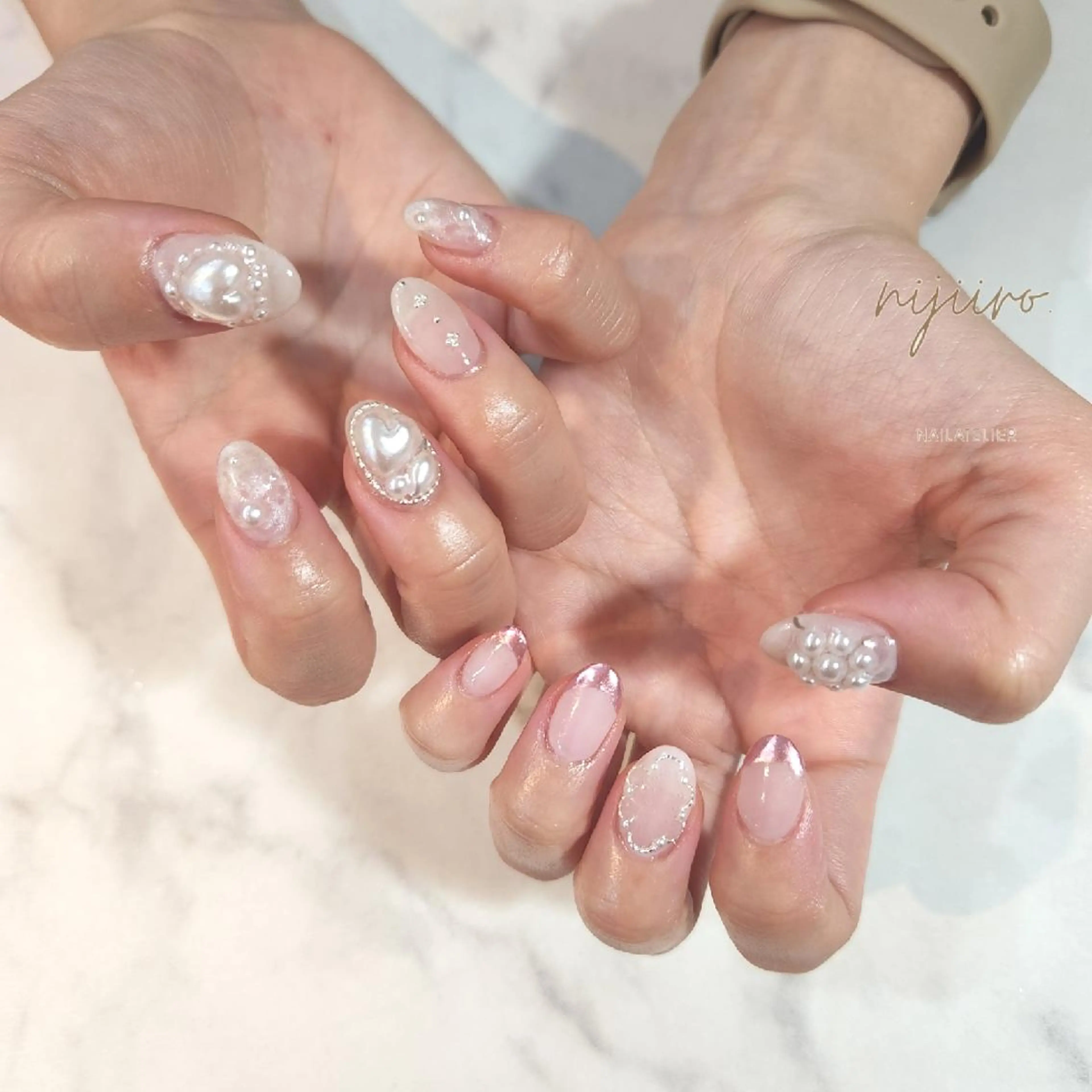 ネイル ハンドネイル nijiiro🌈 サトウのネイルデザイン