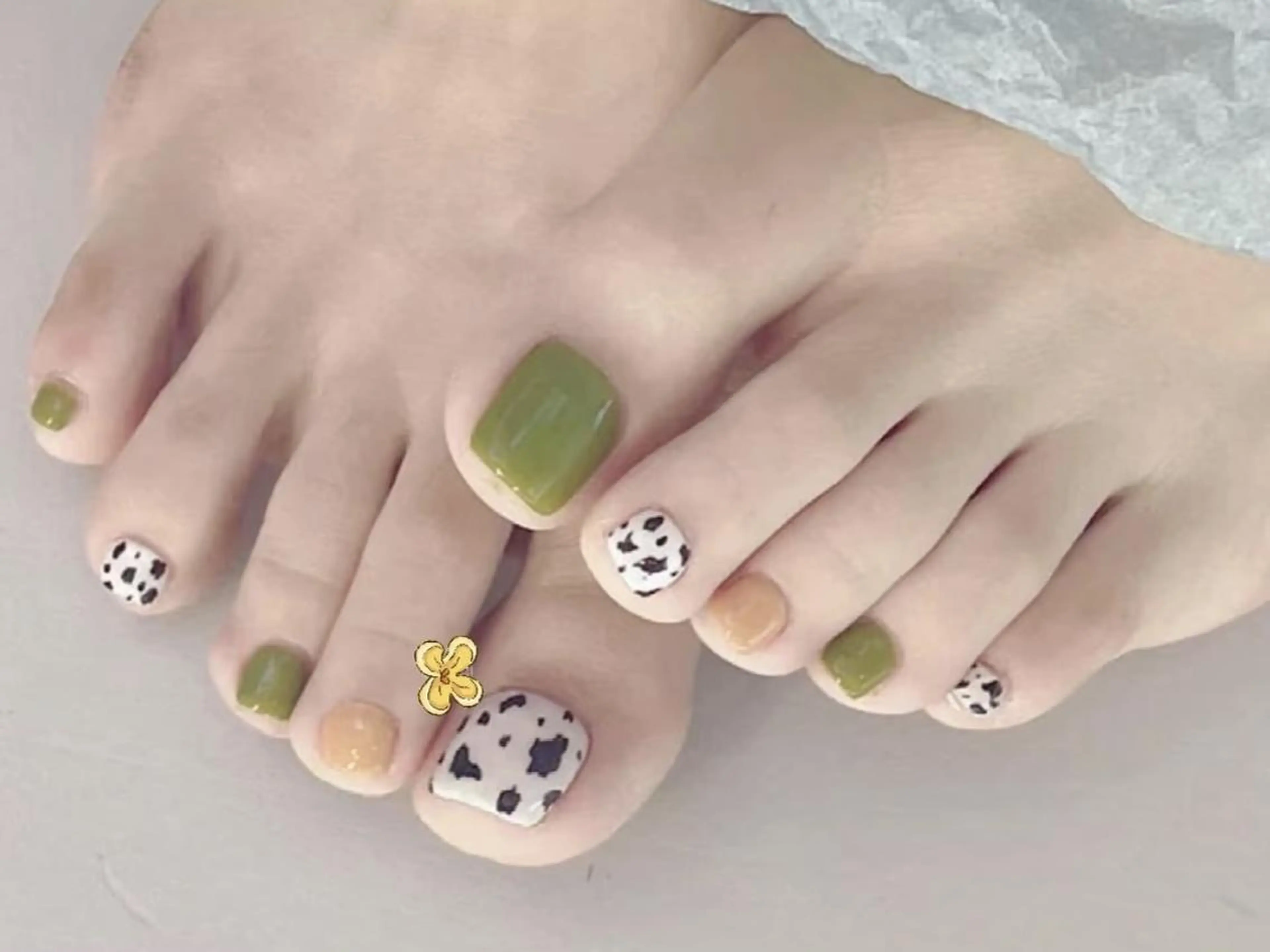 練習モデル/フット持ち込みデザイン/アート10本やり放題の写真