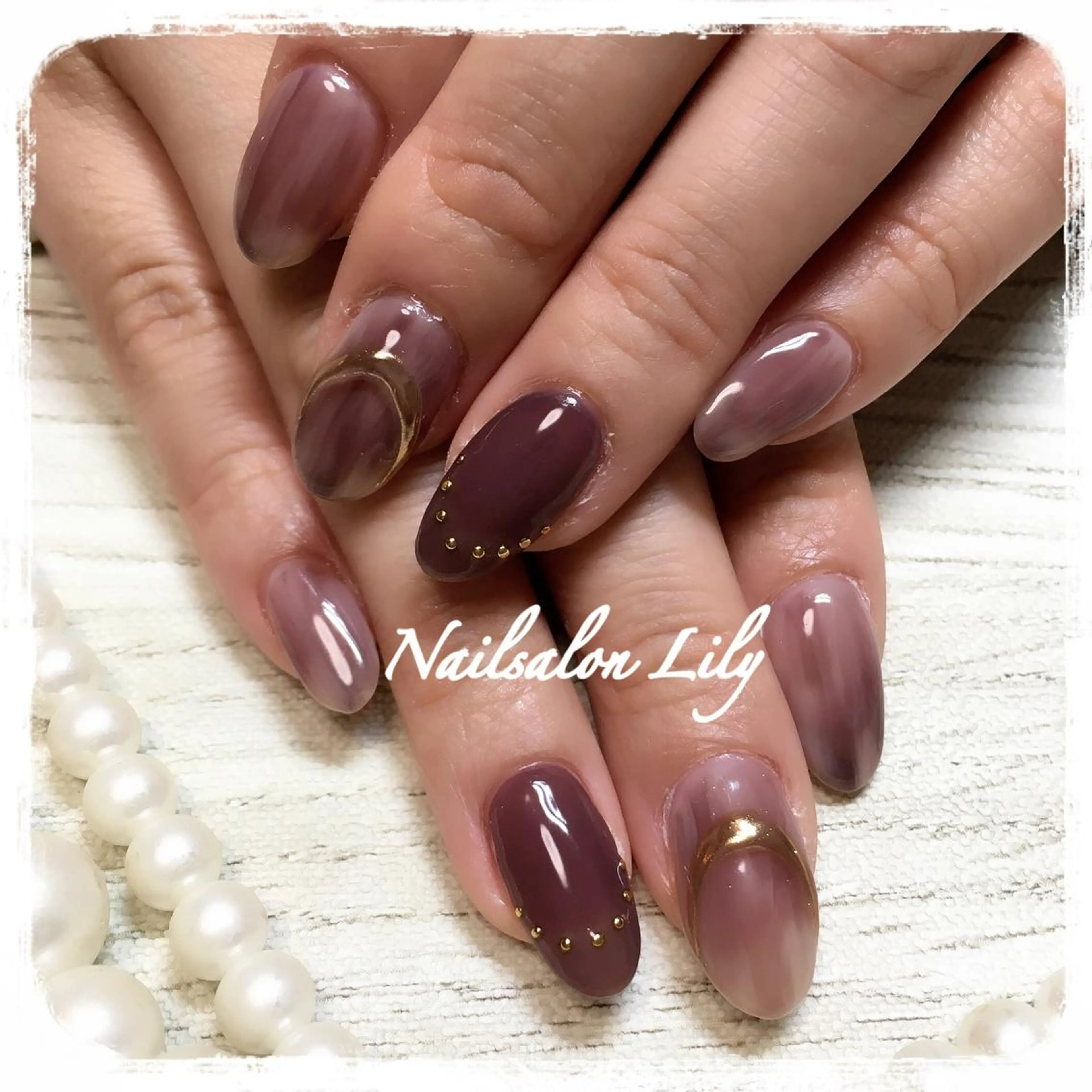 ネイル ハンドネイル Lily*nail 🌻Mii🌻のネイルデザイン