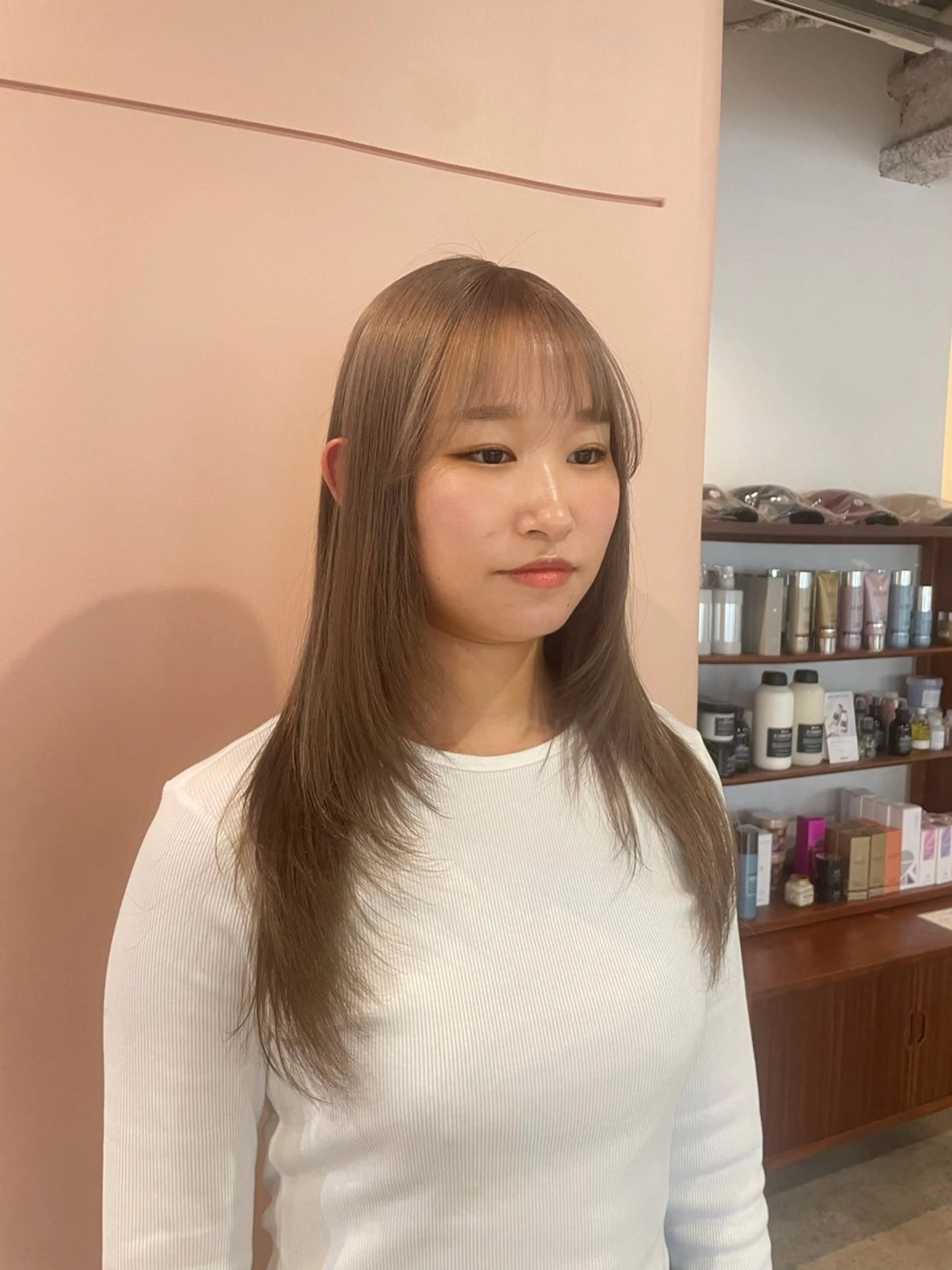 ロング ヘアカラー ゆるふわガーリーst yle🩰yuukaのヘアスタイル