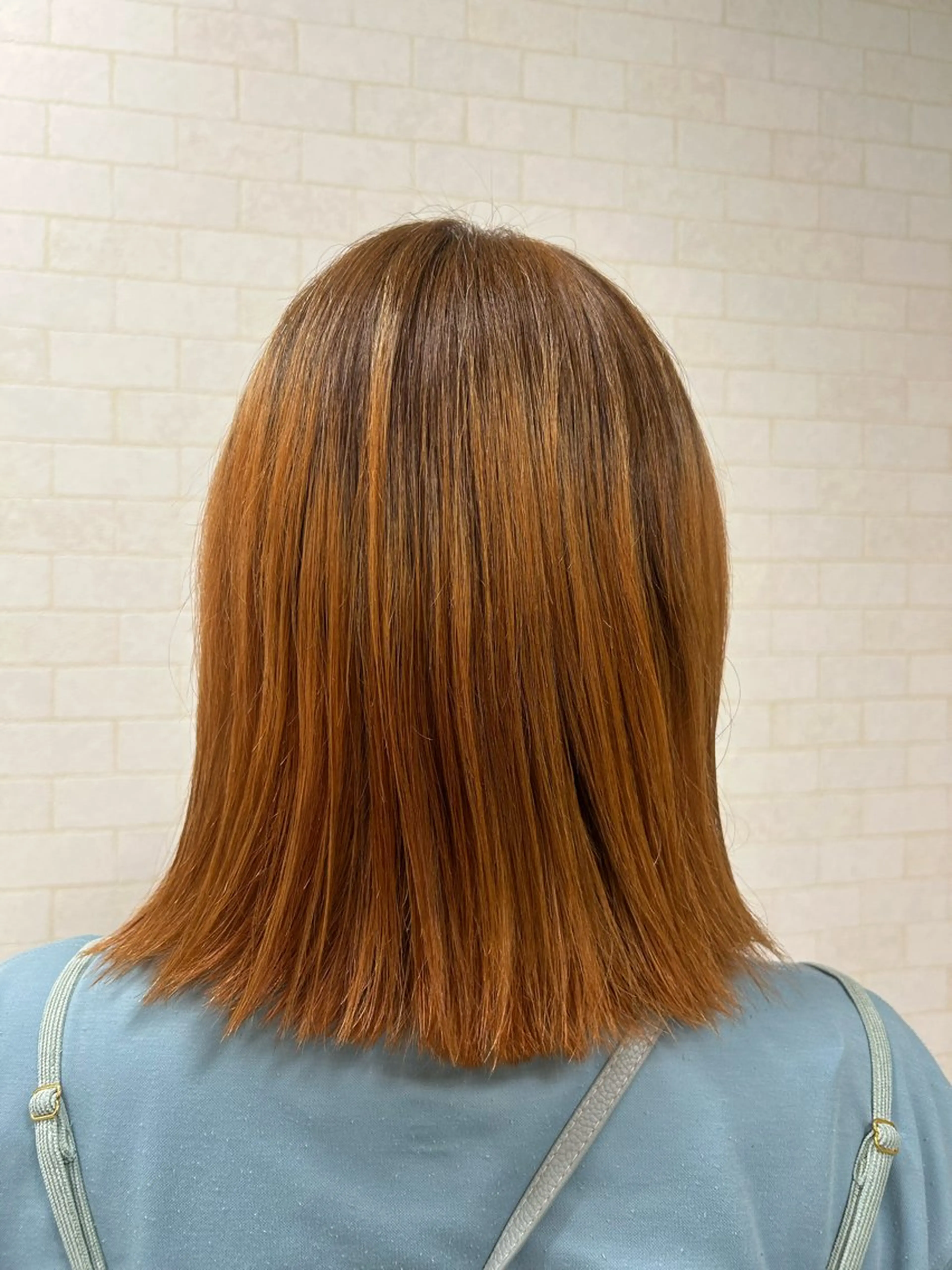 ミディアム カット ヘアカラー 瀧 葉月のヘアスタイル