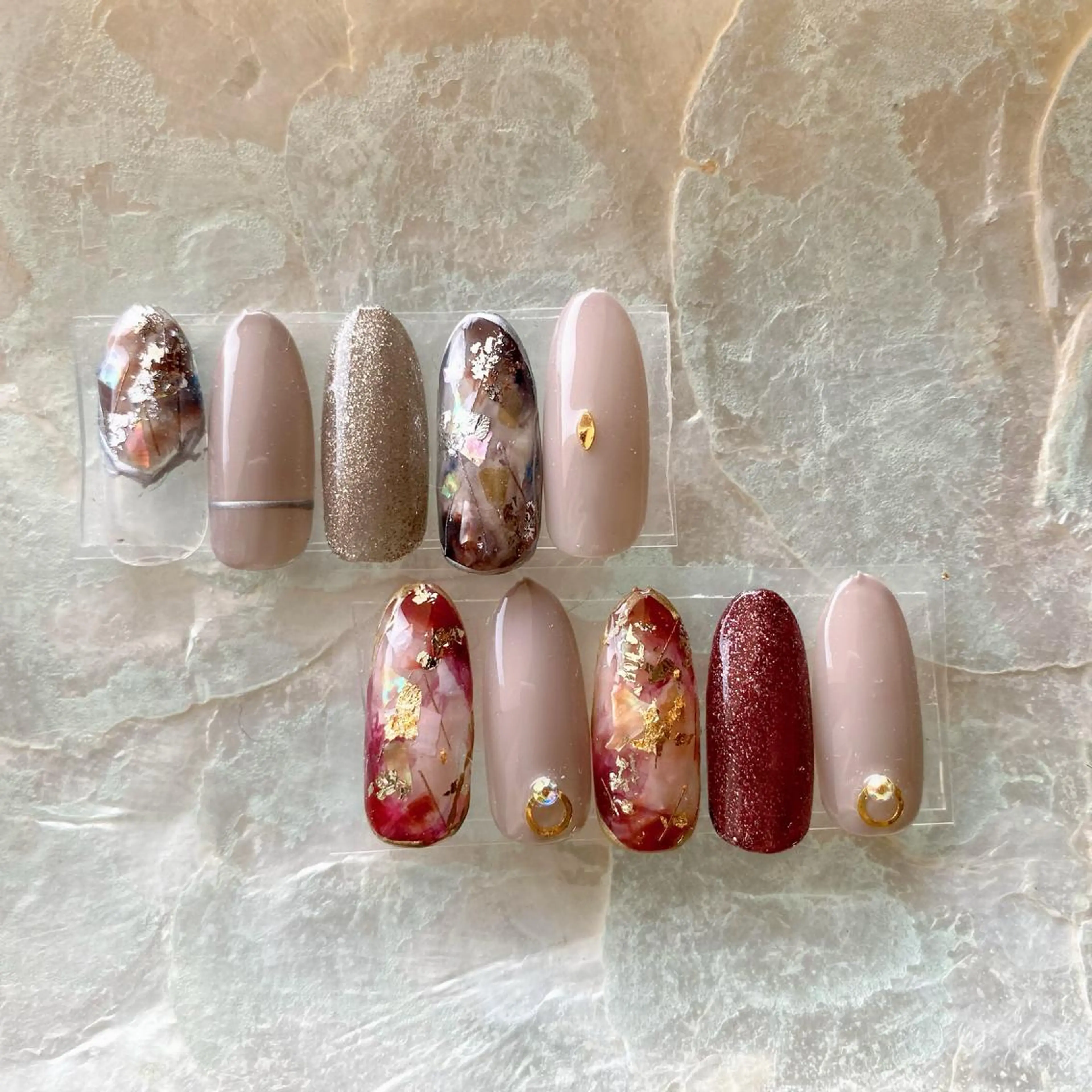 ネイル ニュアンスネイル ハンドネイル luana nailのネイルデザイン