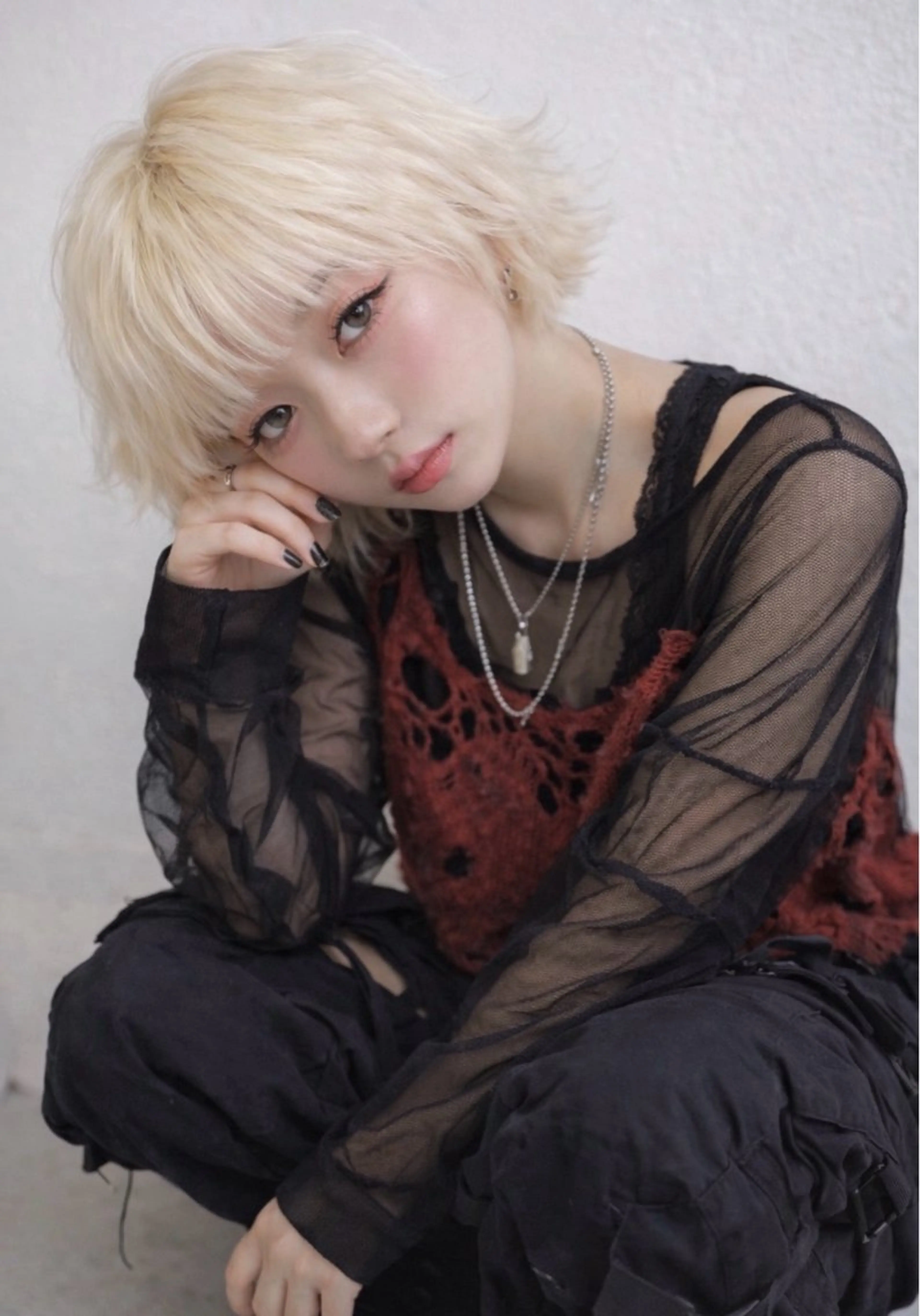 ハイブリーチ（2ブリーチ）＋カラー＋トリートメント ¥18,900の写真