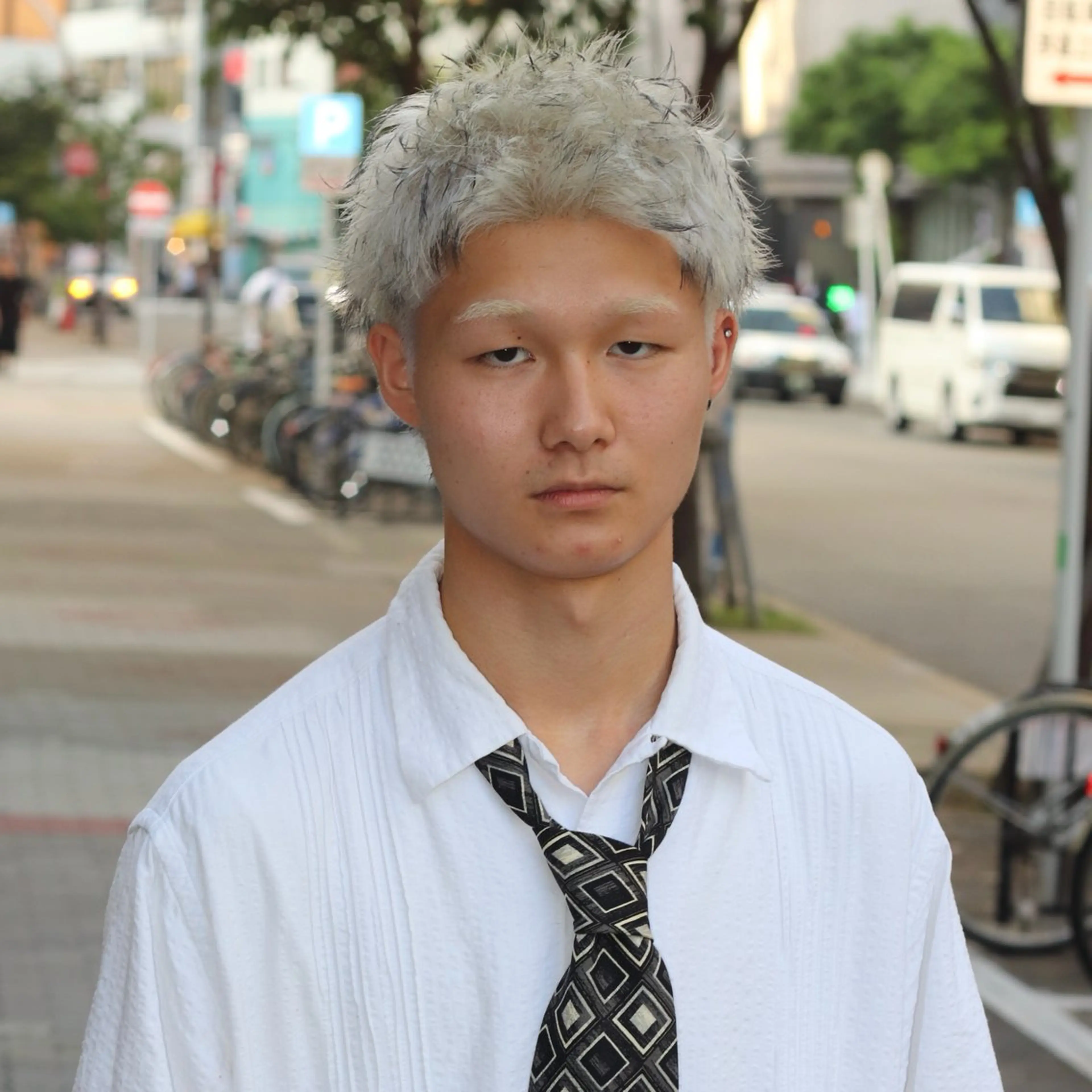 ショート カラー メンズ カット ヘアカラー joh/メンズ/ ブリーチ/矢場町のヘアスタイル