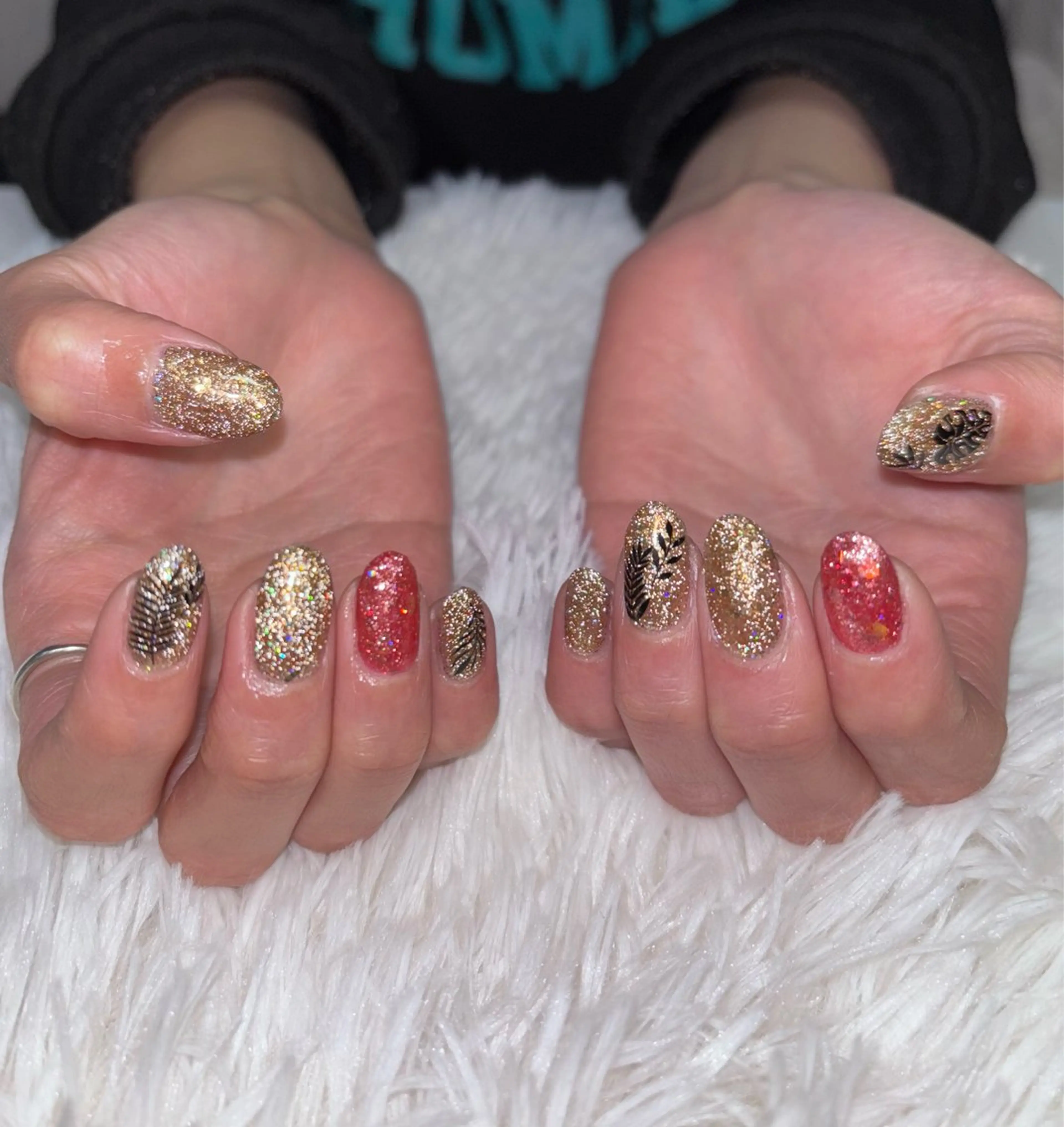 ネイル フラッシュネイル ラメ(グリッター) ワンカラーネイル シンプルネイル ハンドネイル LUANA n'sのネイルデザイン