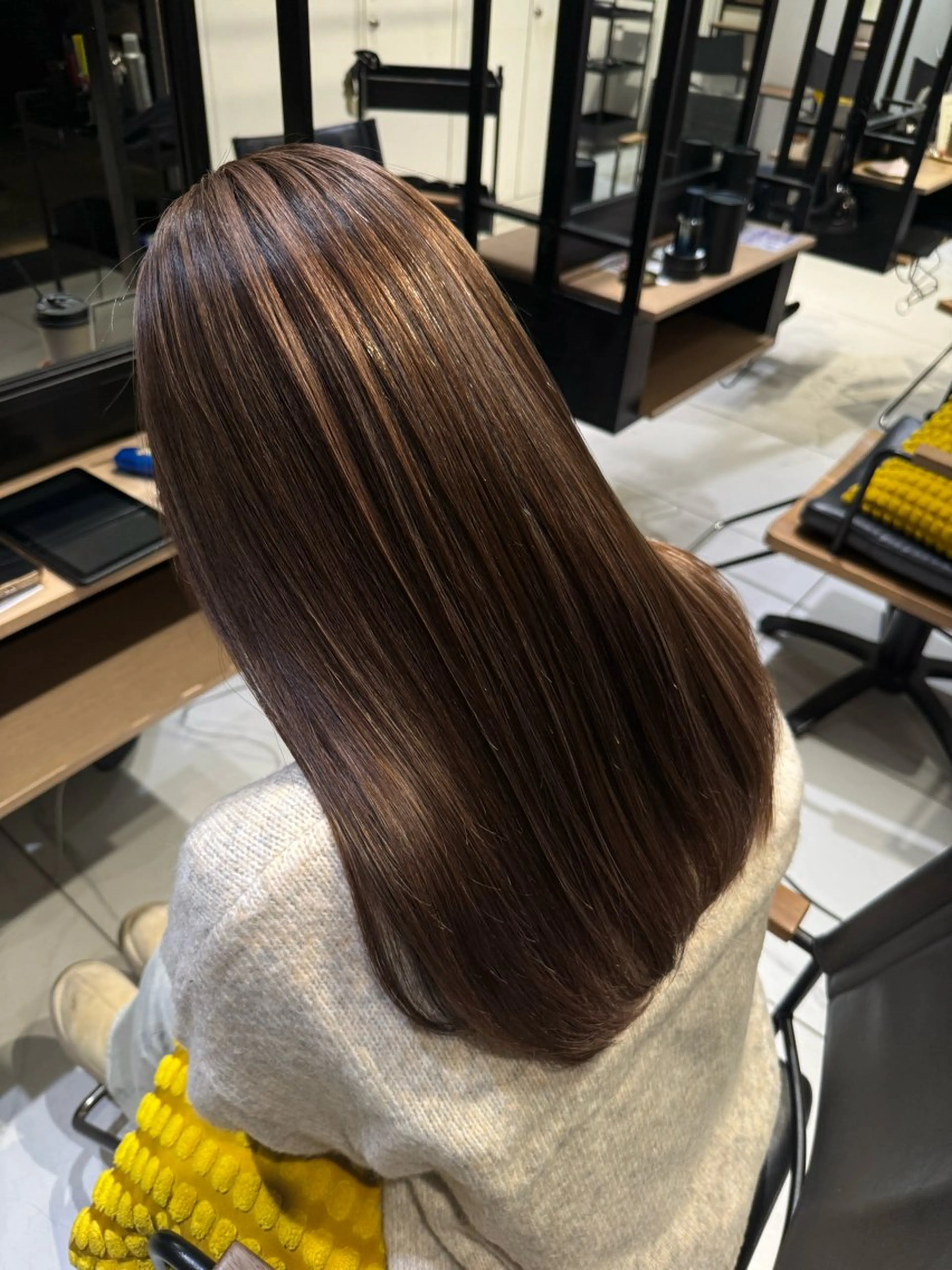 セミロング 銀座【全店リピート 率No1🥇】トグチのヘアスタイル