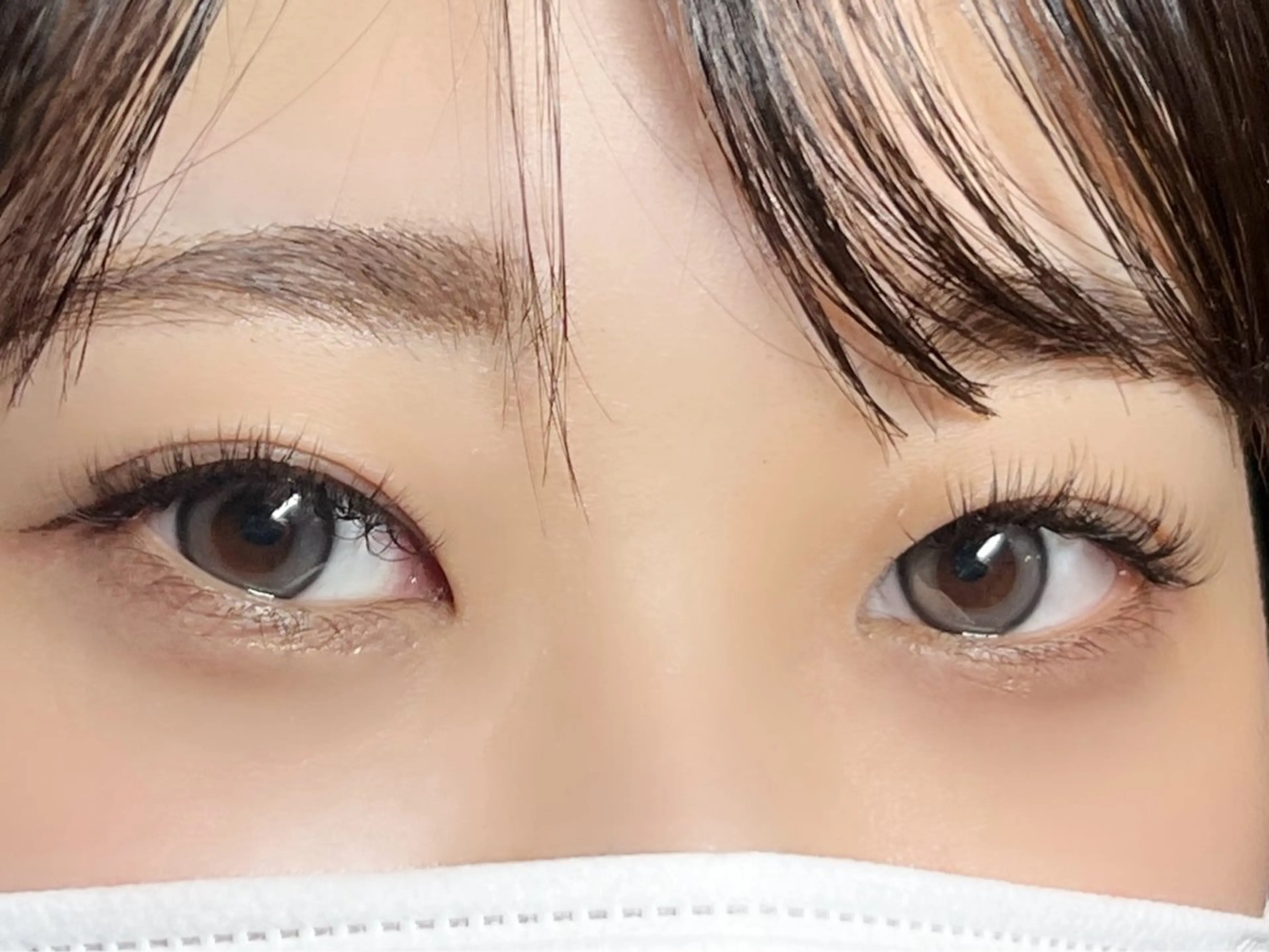 ブラウンダブルフラットラッシュ80束(160本)⚠️オフありの場合は施術時間＋30分と別途600円頂きます。の写真