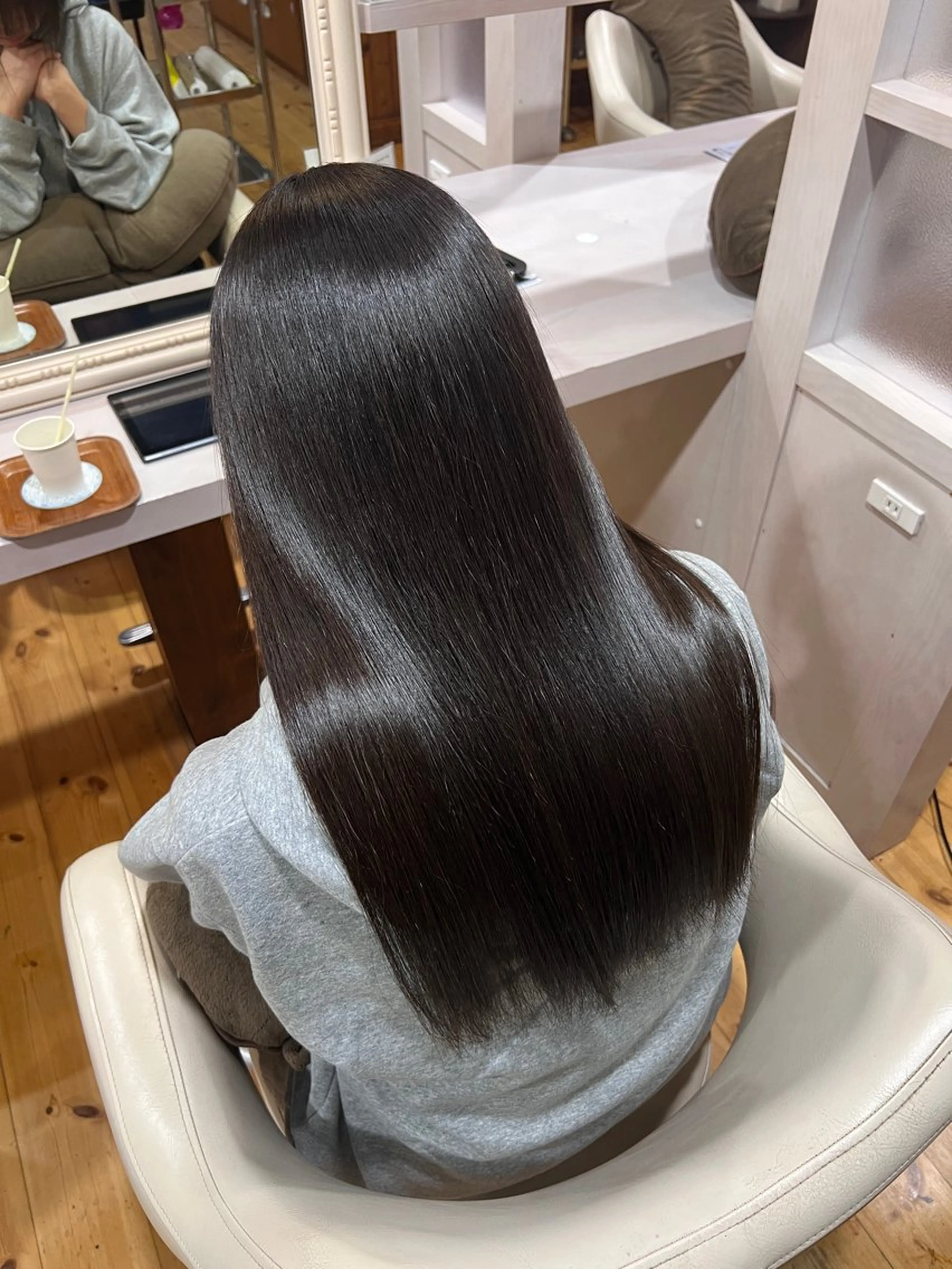 ロング 縮毛矯正 佐藤 翔空【艶 カラー/縮毛矯正】のヘアスタイル