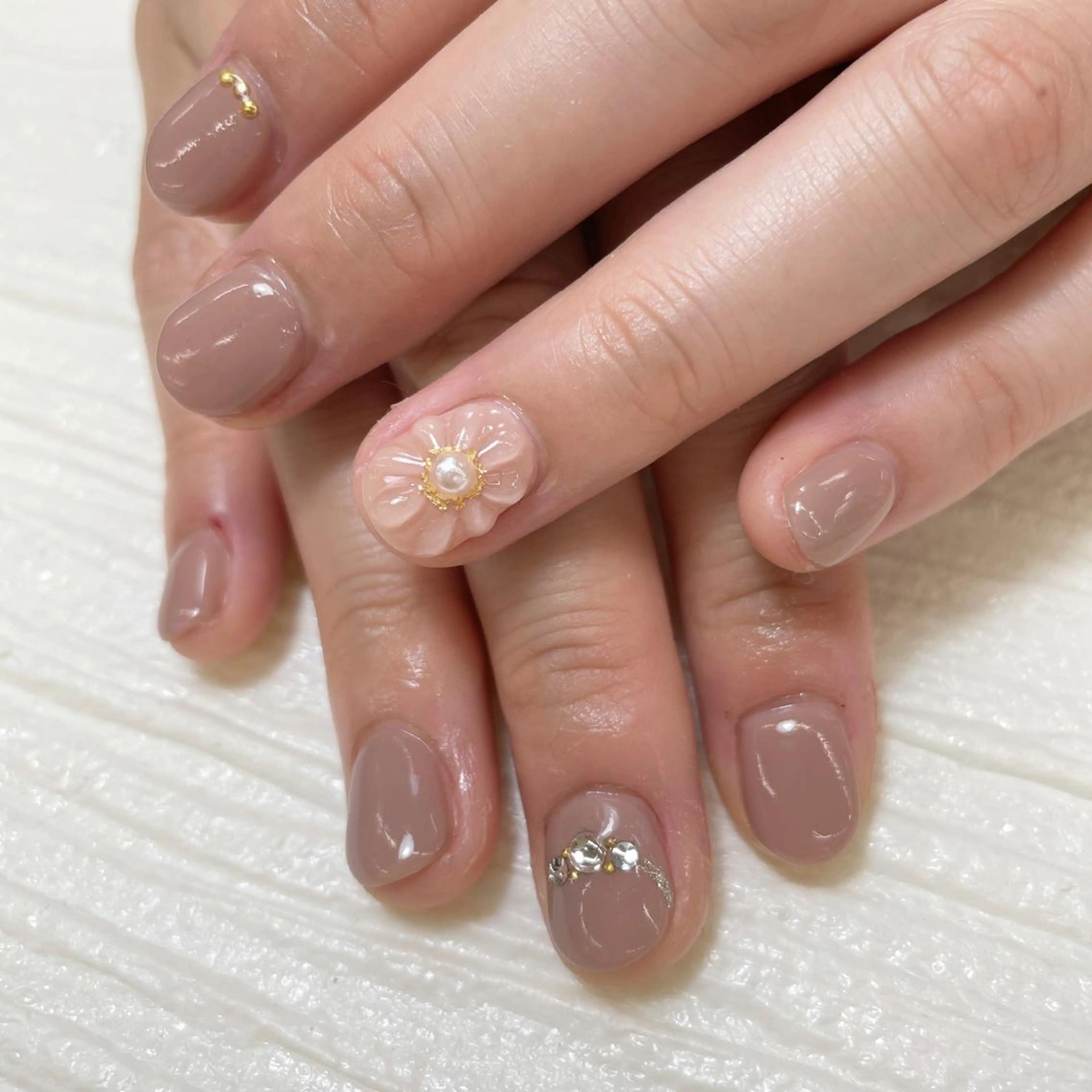 ネイル フラワーネイル ぷっくりネイル Nailist MINORIのネイルデザイン