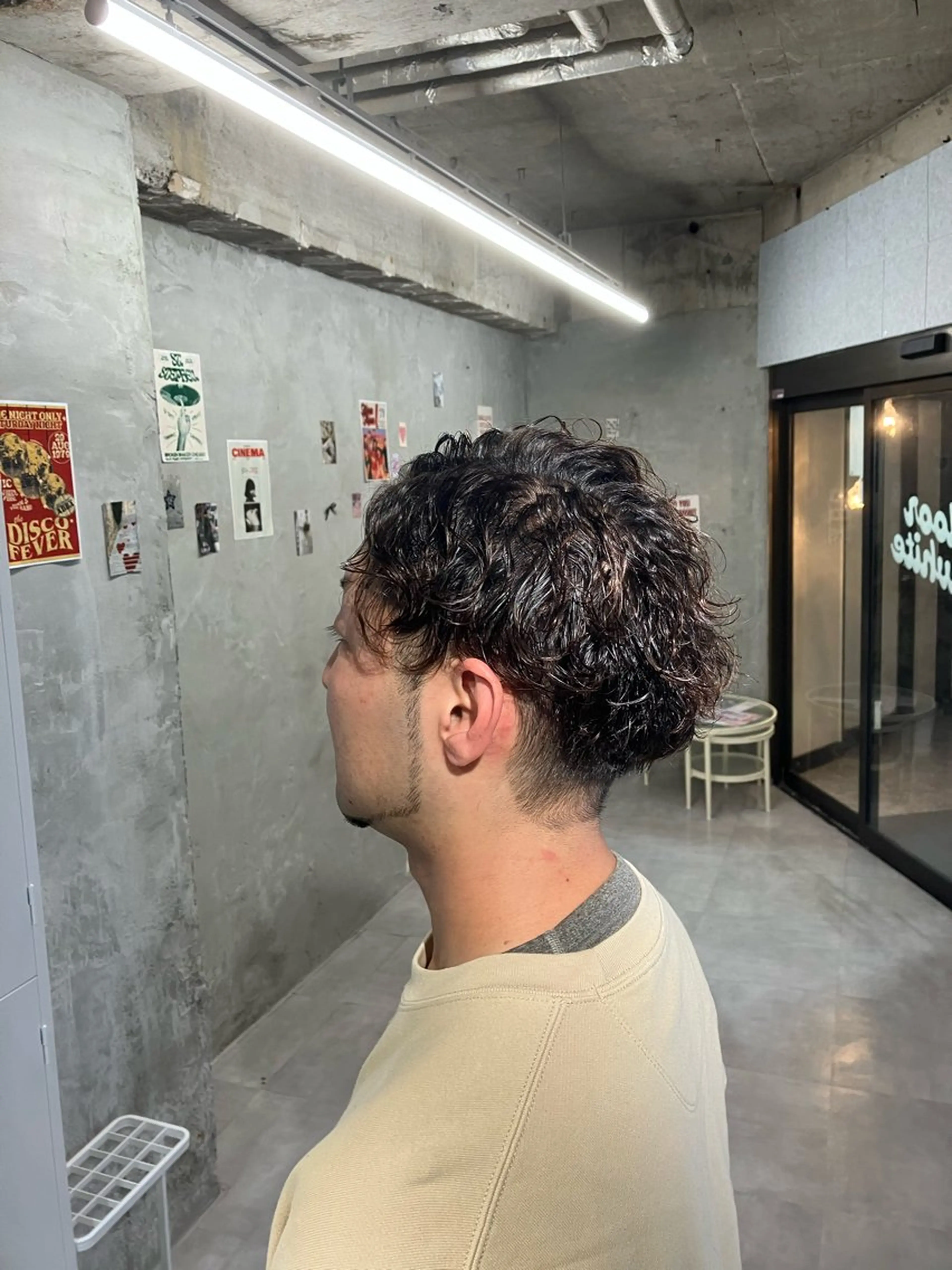 ショート パーマ メンズ メンズパーマ スパイラルパーマ カット パーマ トリートメント door white hideのヘアスタイル