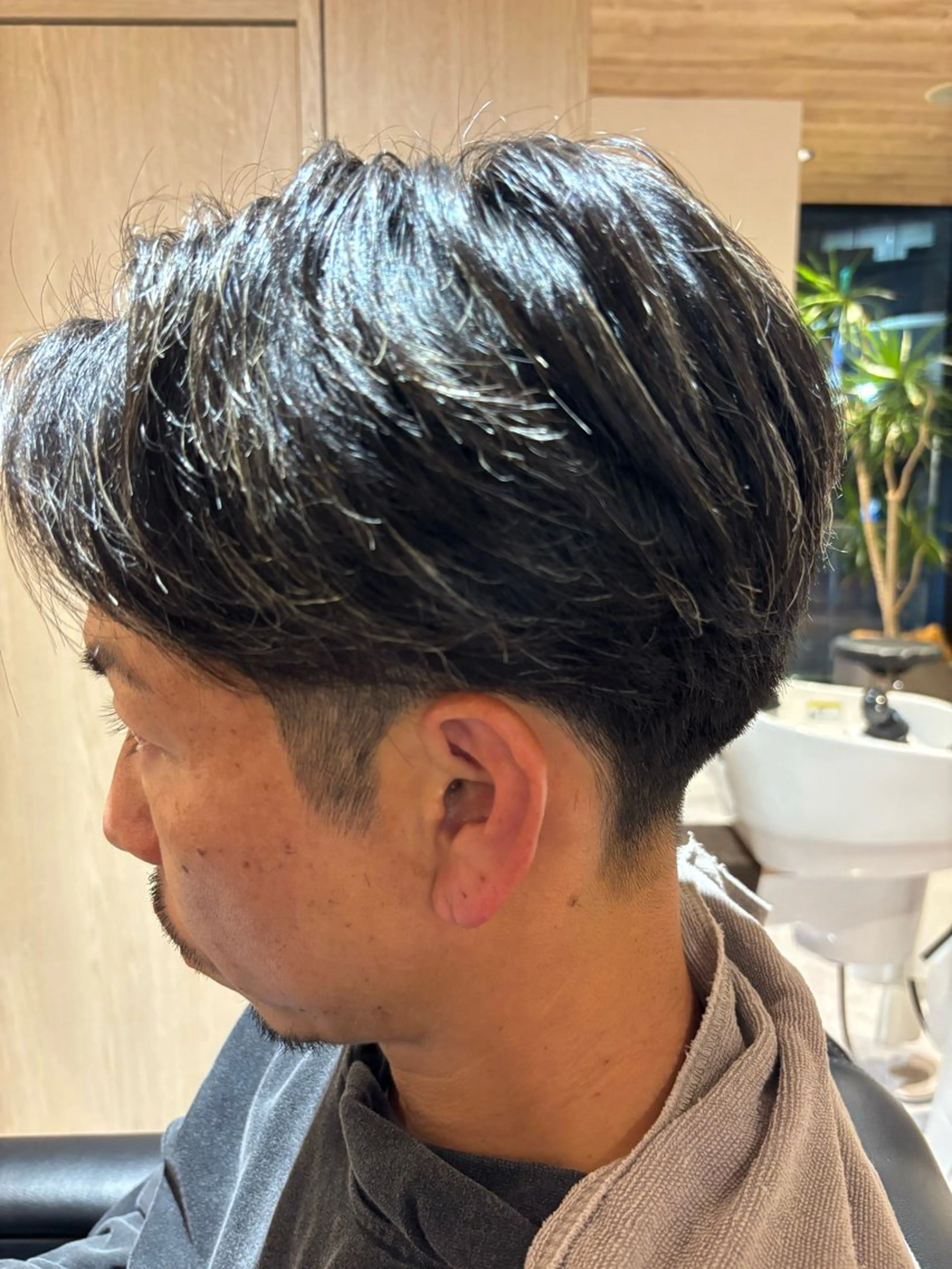 ショート パーマ メンズ たかやま こうたのヘアスタイル