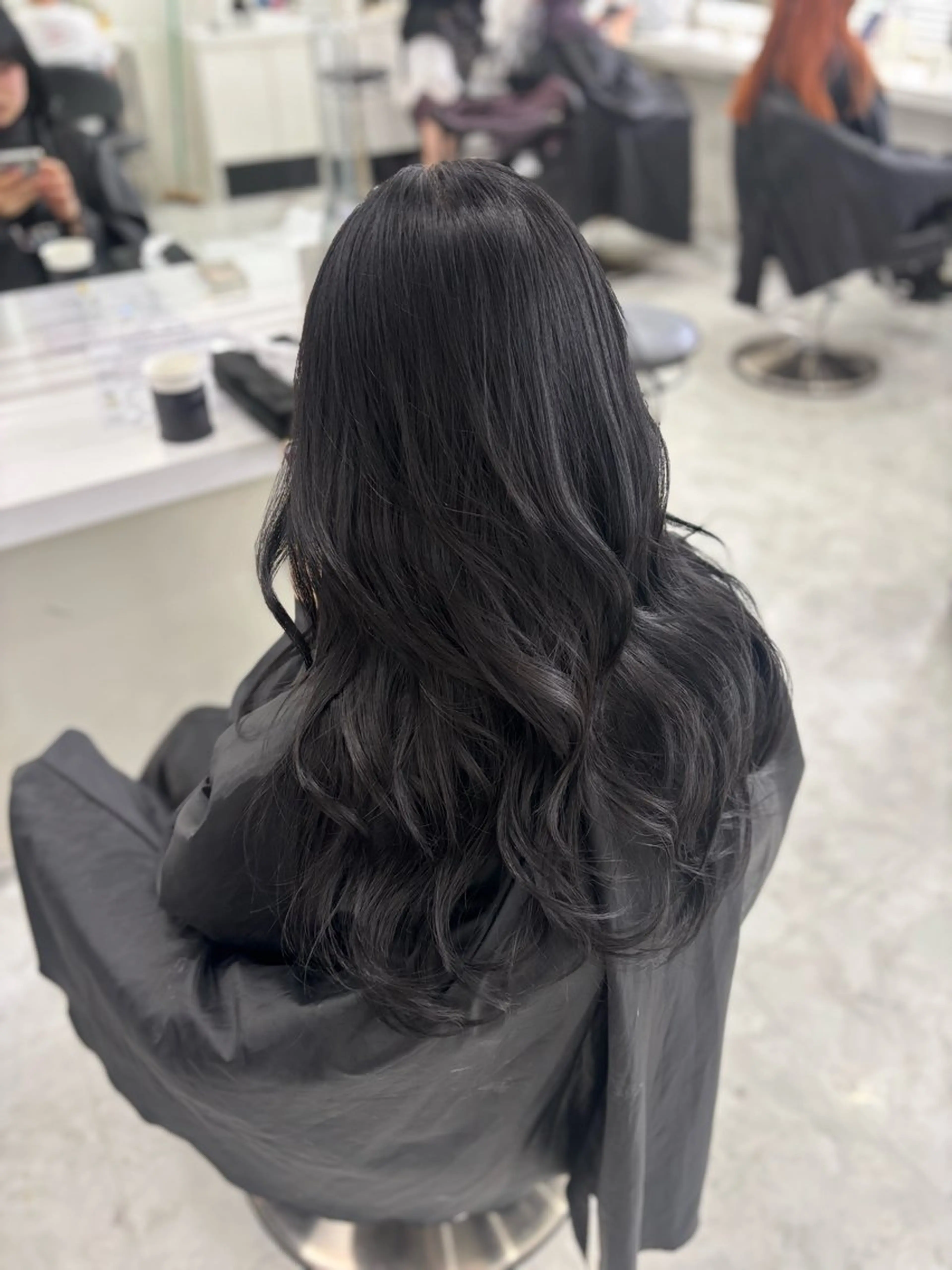 ロング カット ヘアカラー トリートメント ヘッドスパ ヘアセット まろっと艶感ブラウン ベージュ🤍まなかのヘアスタイル