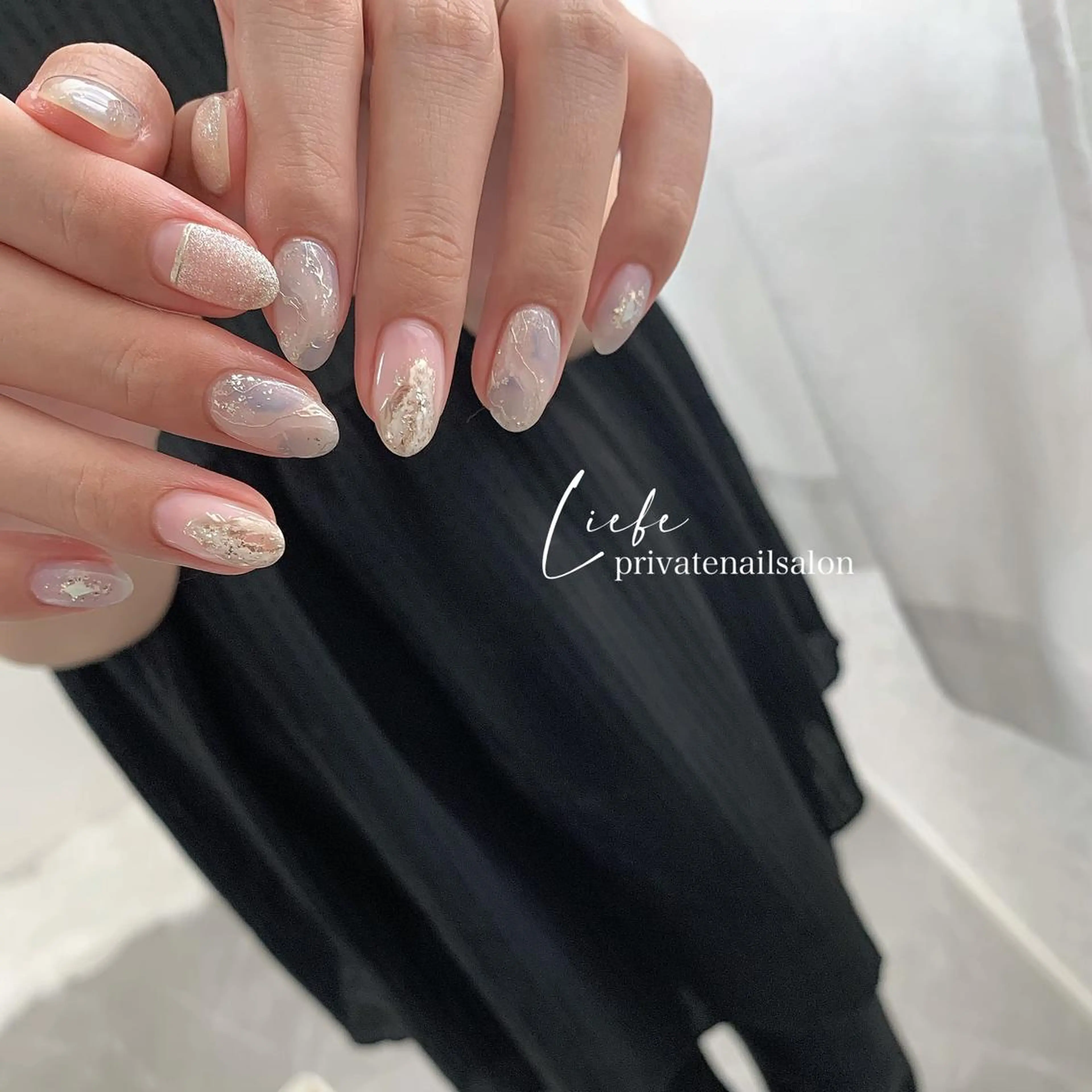 ネイル ニュアンスネイル ハンドネイル Liebe nailのネイルデザイン