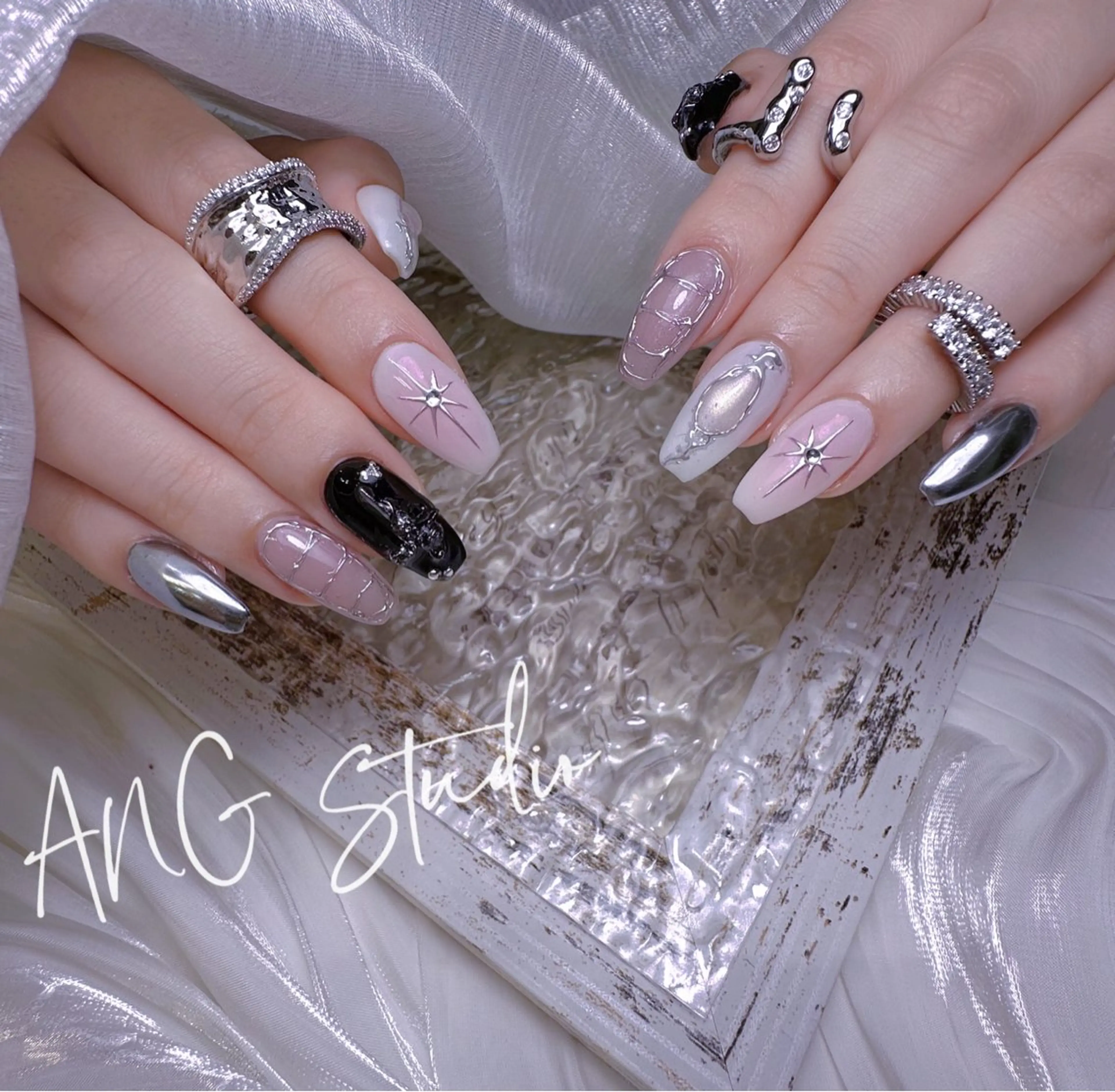 ネイル ハンドネイル ハンドケア ANG Studioのネイルデザイン
