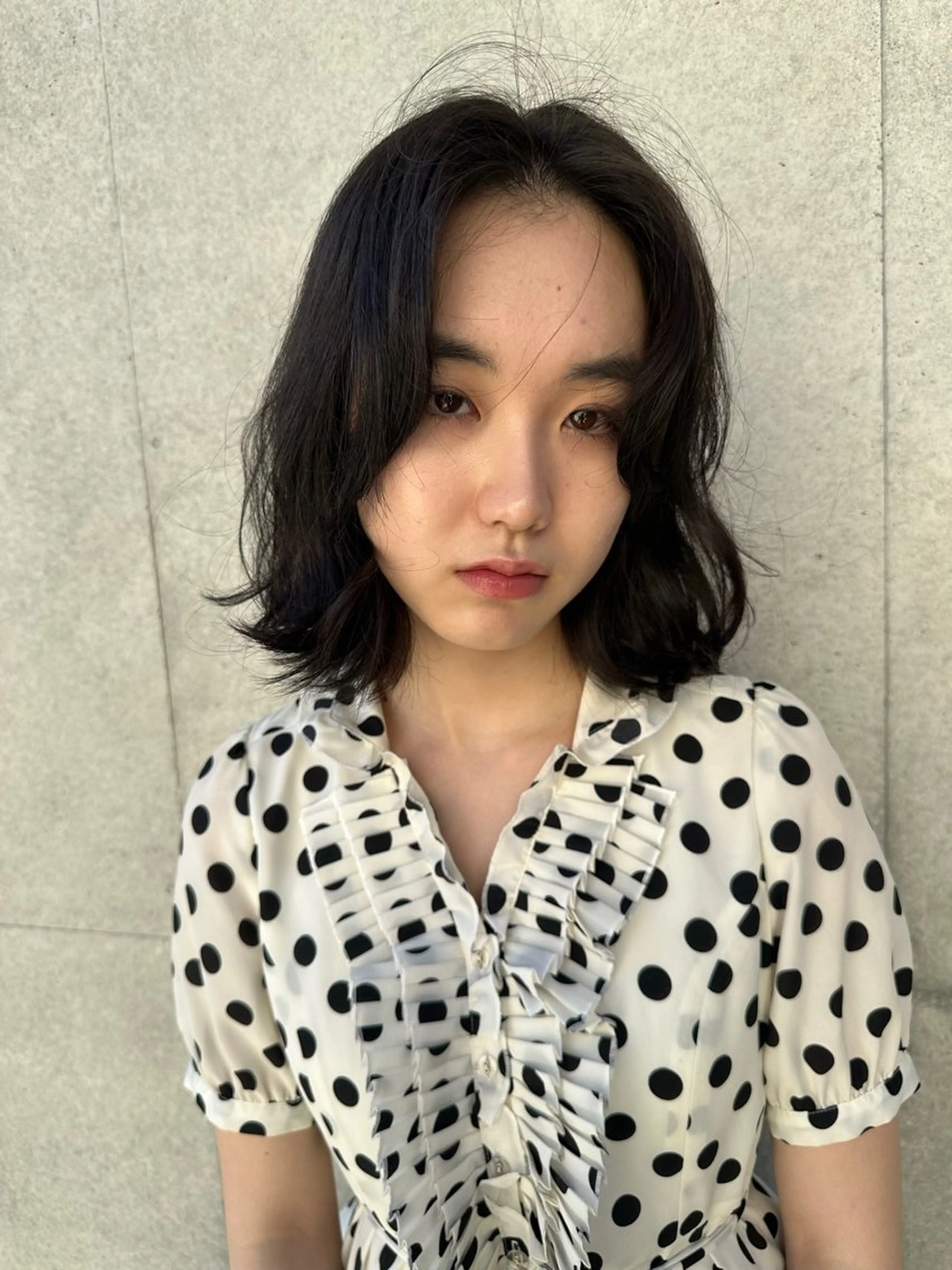 ミディアム カット お悩み解決パーマ hana🩰のヘアスタイル