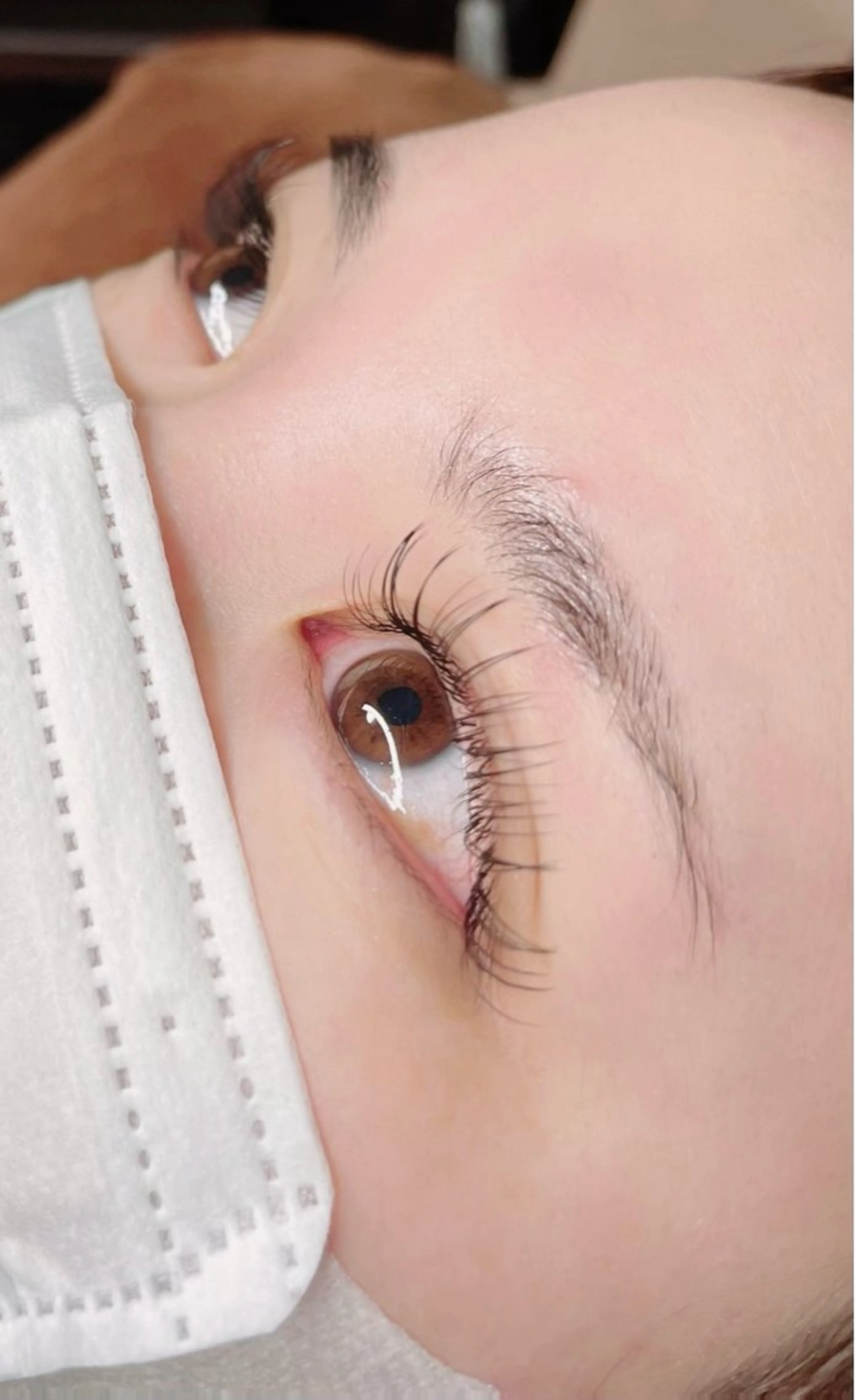 マツエク・マツパ フラットラッシュ パリジェンヌラッシュリフト まつげパーマ 一重×まつ毛パーマ ボリュームラッシュ マツエク Charme 五反田・不動前・目黒のマツエク・マツパデザイン