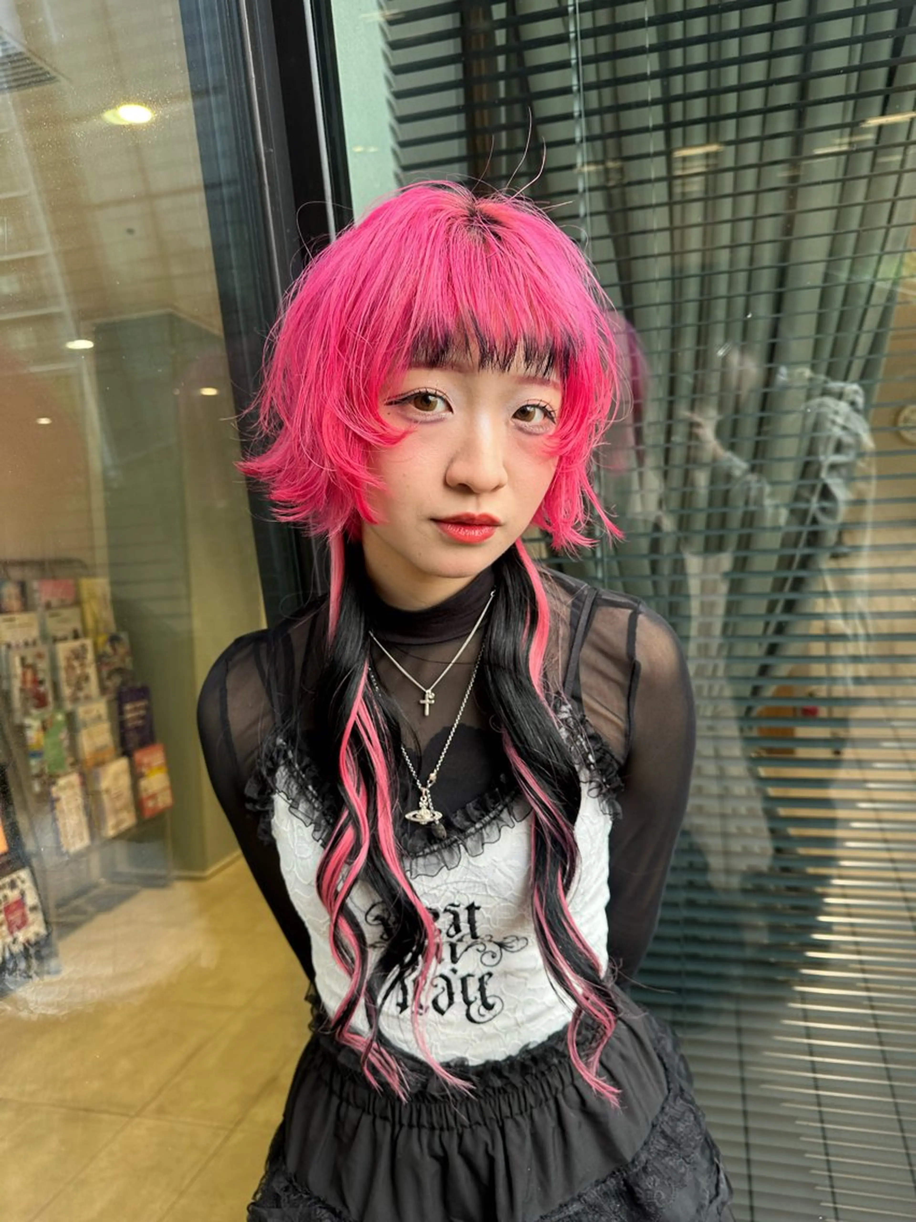 ケアブリーチ特化✨/ 艶カラー/エクステのヘアスタイル