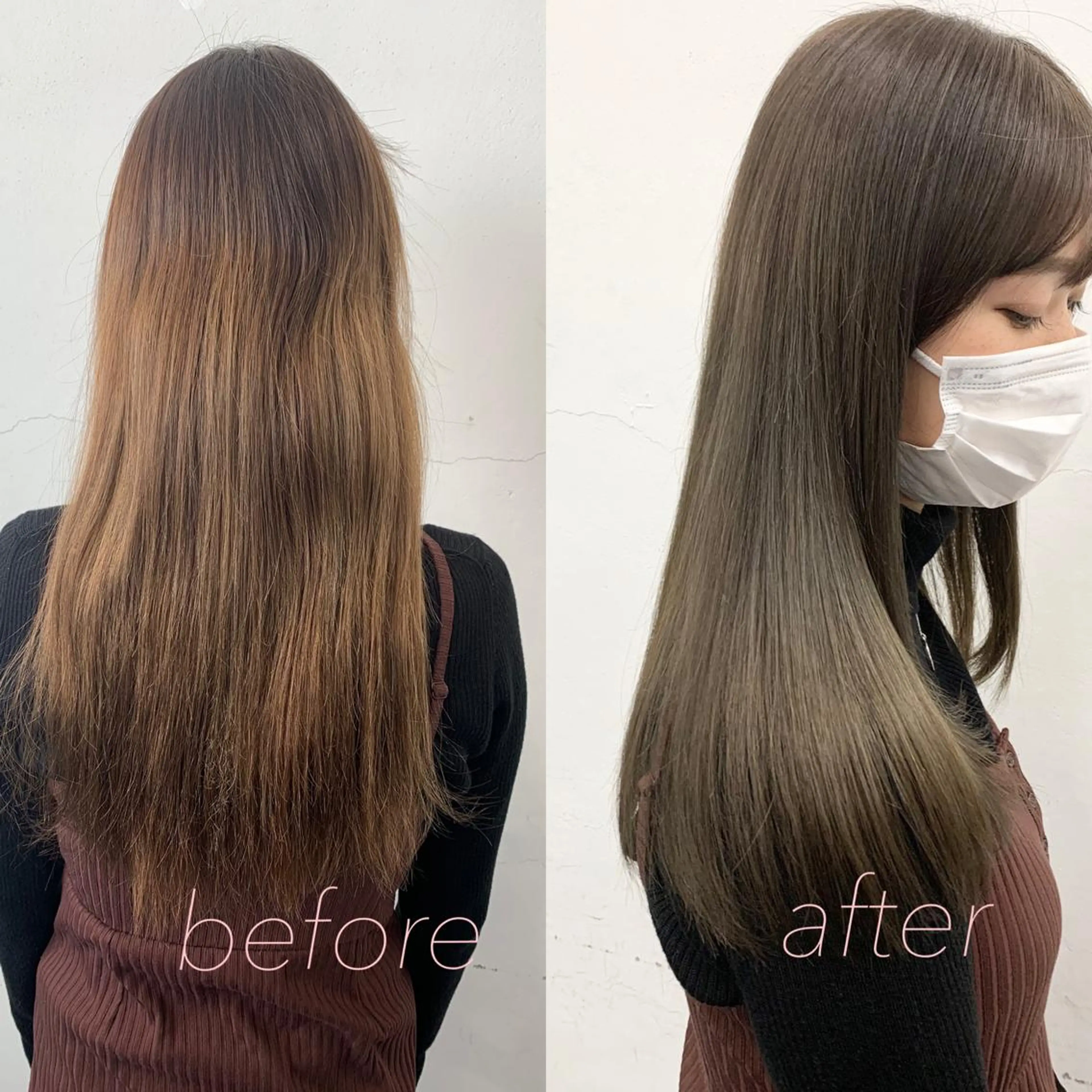 セミロング カラー レイヤーカット/艶髪 ✨💭KIRARIのヘアスタイル