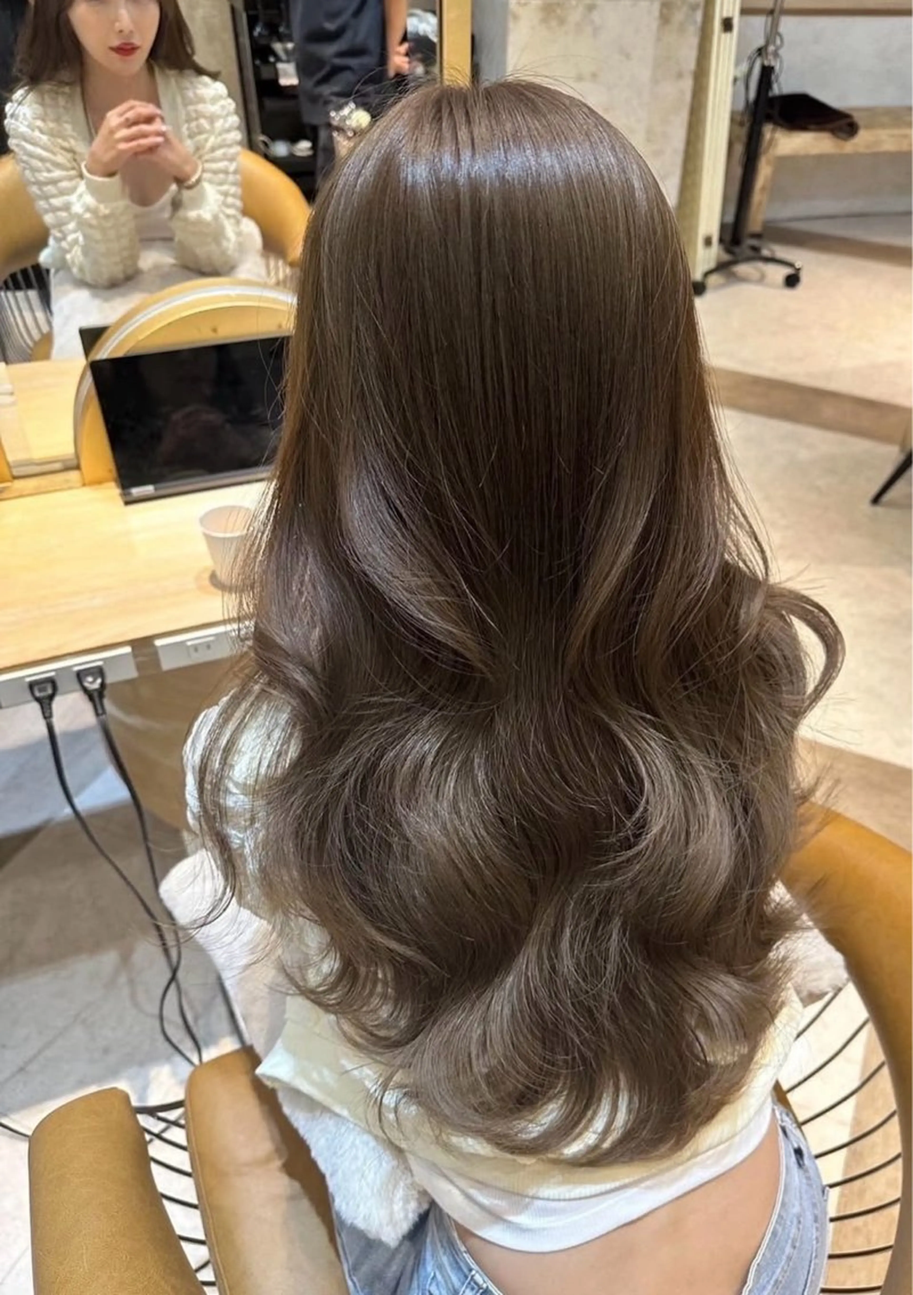 ロング カラー ヘアカラー 小野 竜聖のヘアスタイル