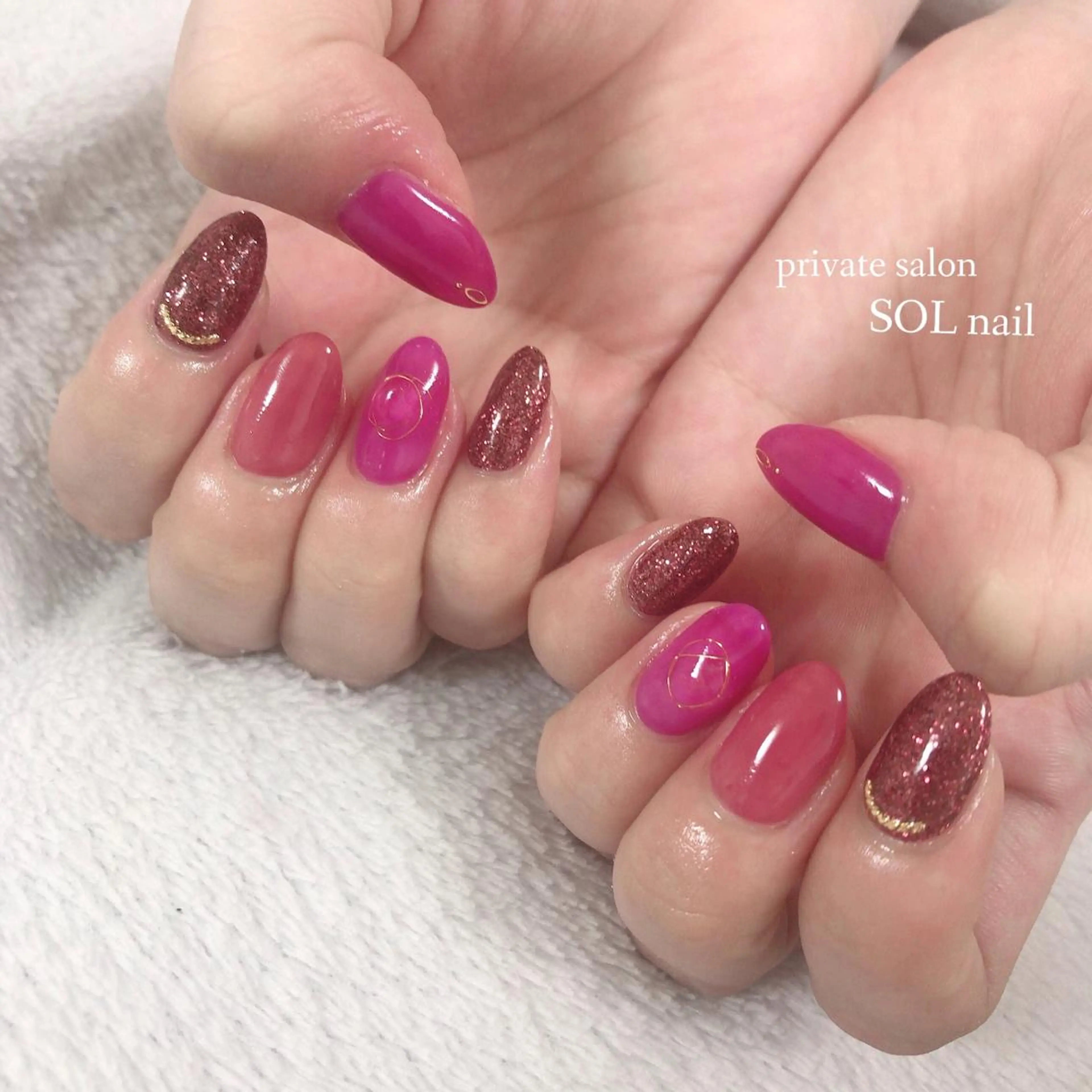 ネイル ハンドネイル SOL NAILのネイルデザイン