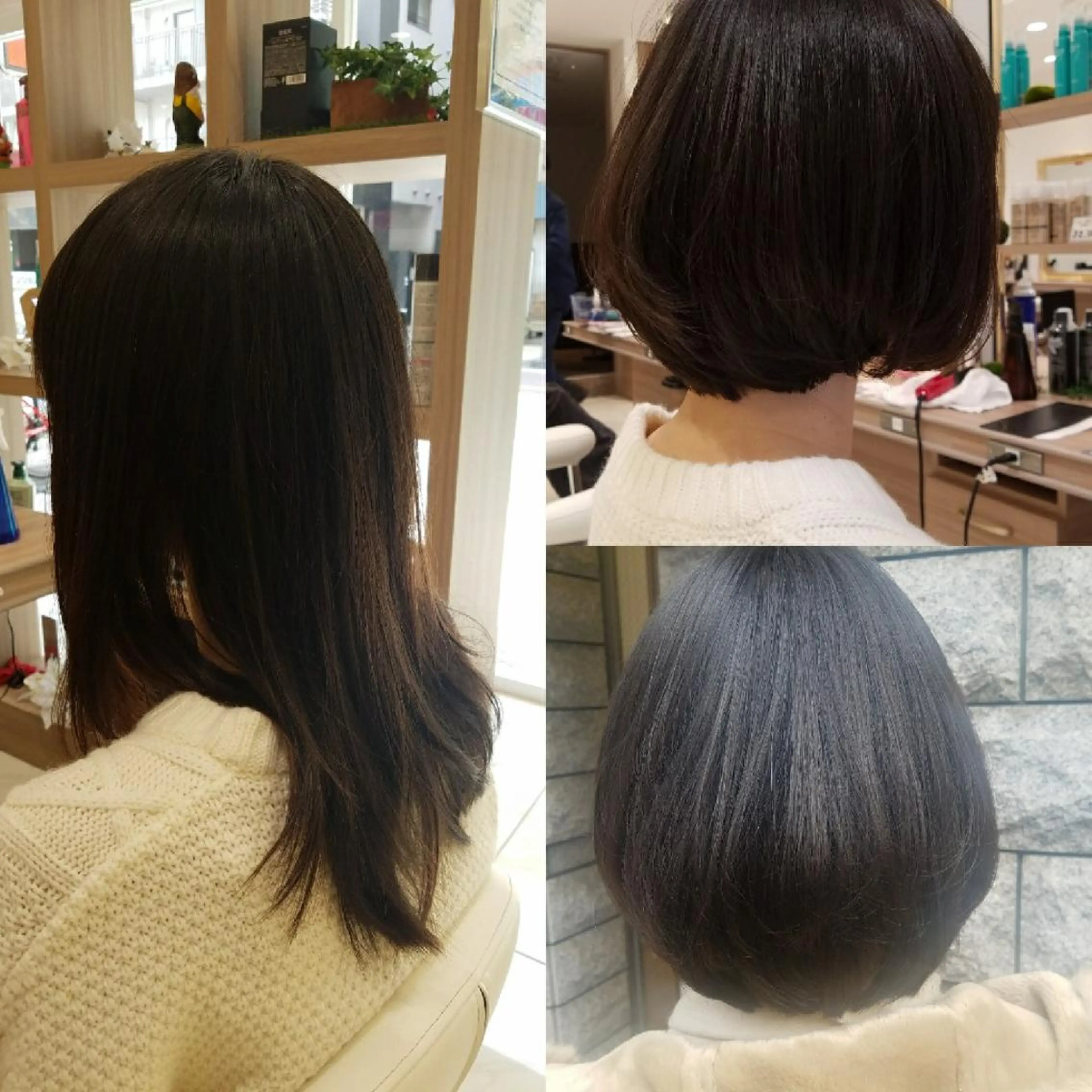 ショート カラー パーマ ボブ 縮毛矯正 ニュアンスパーマ ストレートパーマ kato takashiのヘアスタイル