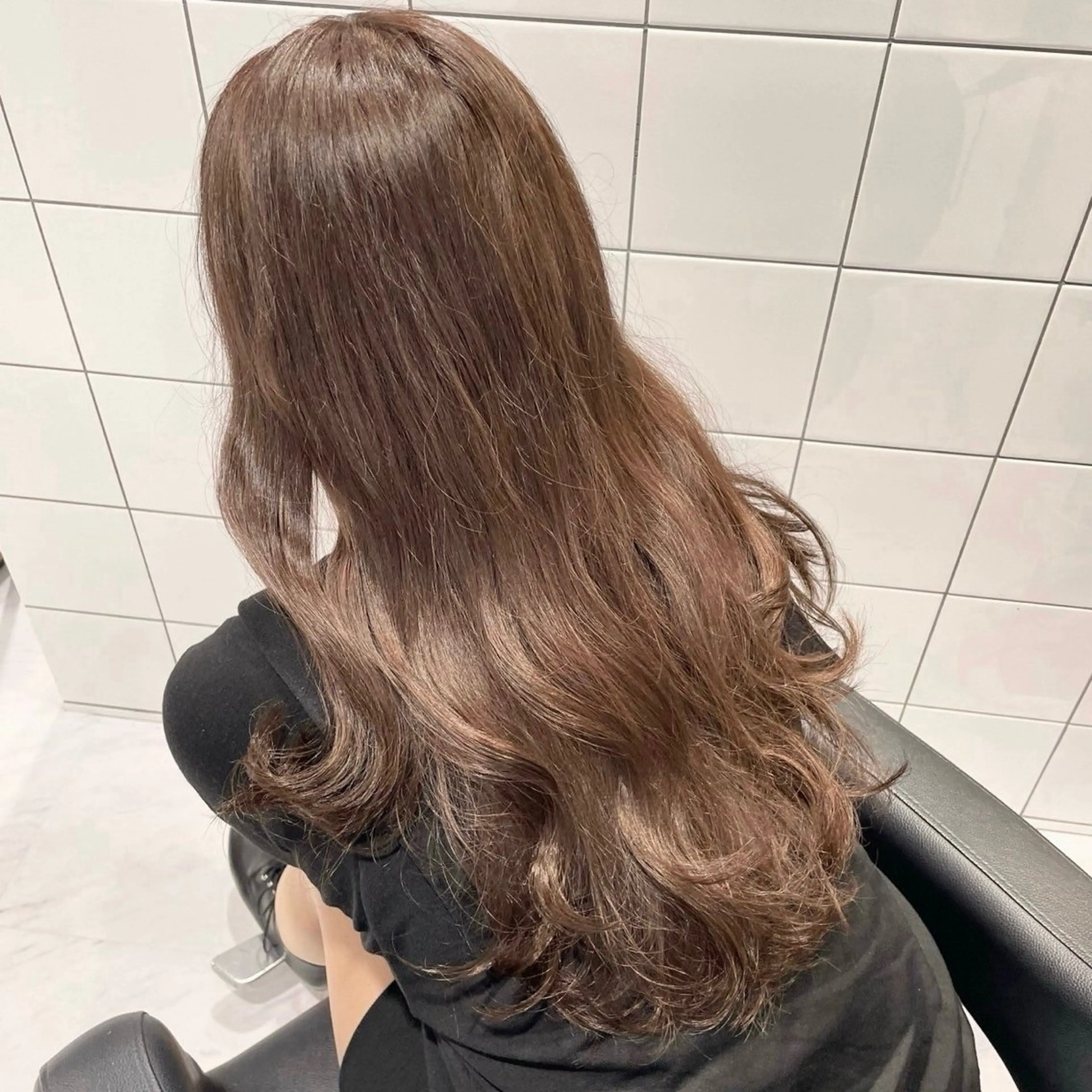 カラー 🤍海外girl🤍 ベージュ/ALISAのヘアスタイル