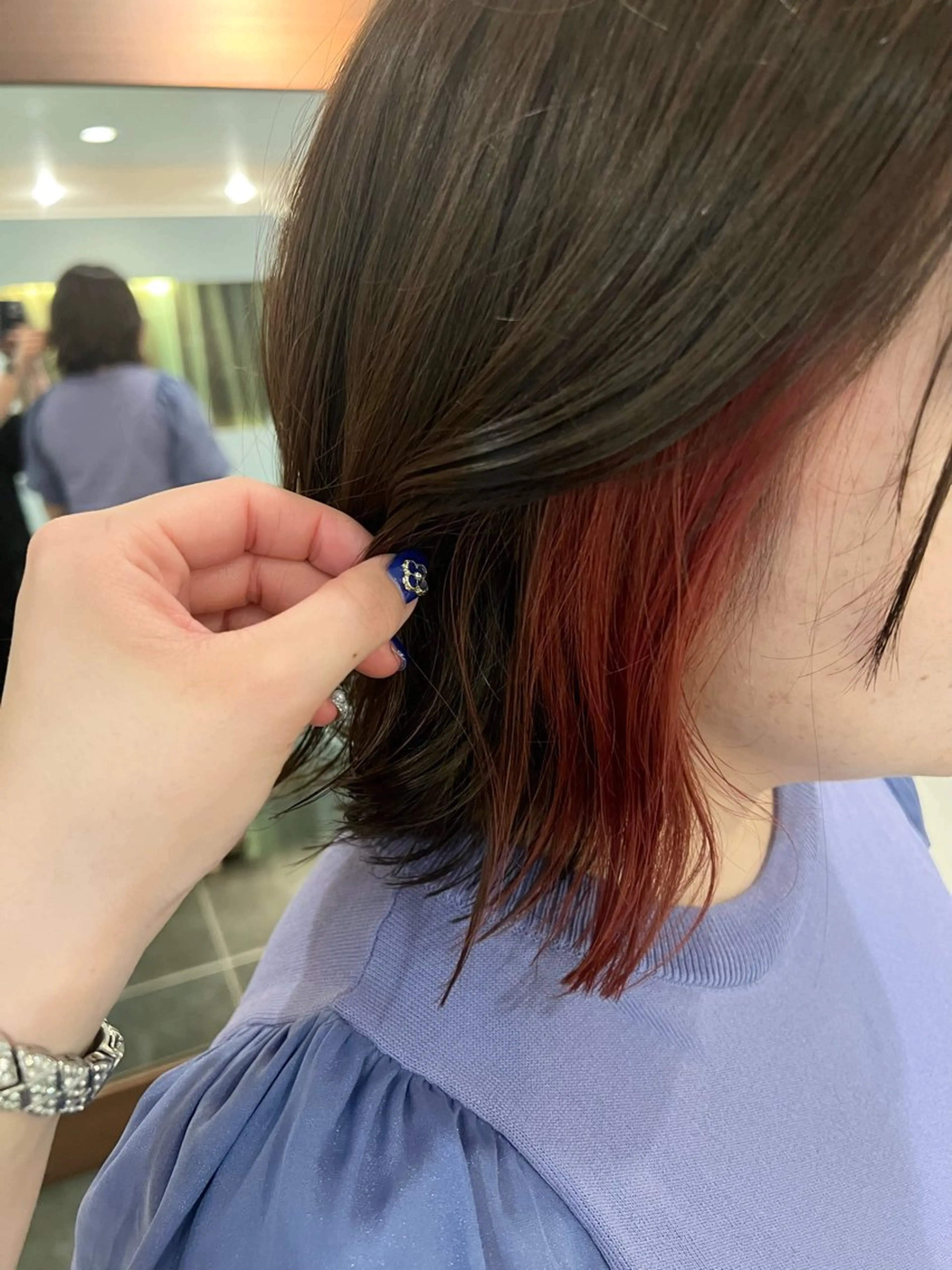 ミディアム チーフデザイナー 木部のヘアスタイル