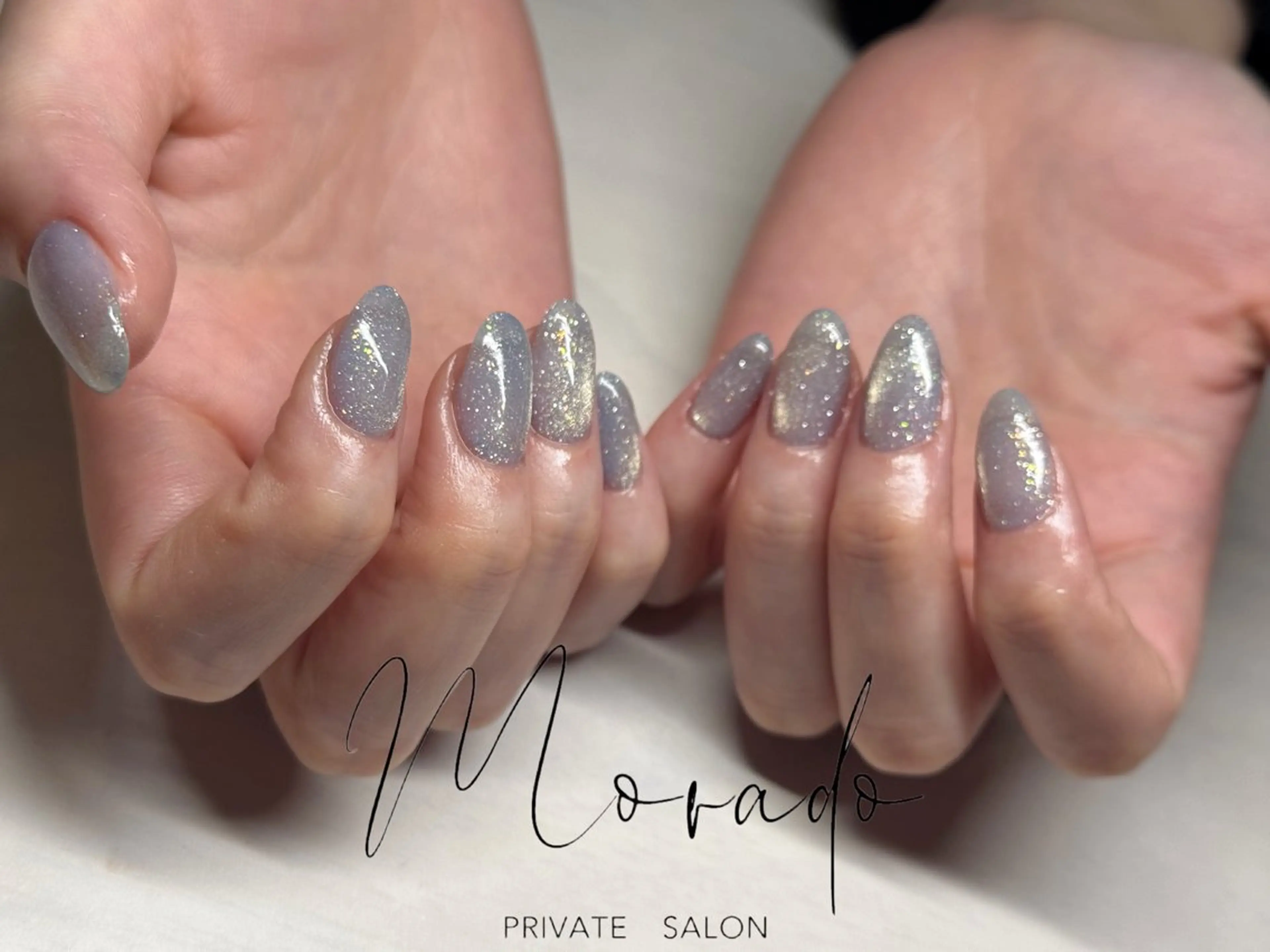 ネイル ジェルネイル マグネットネイル 春ネイル MORADO ~Private Salon~所属・新小岩 MORADO Mihoのネイルデザイン