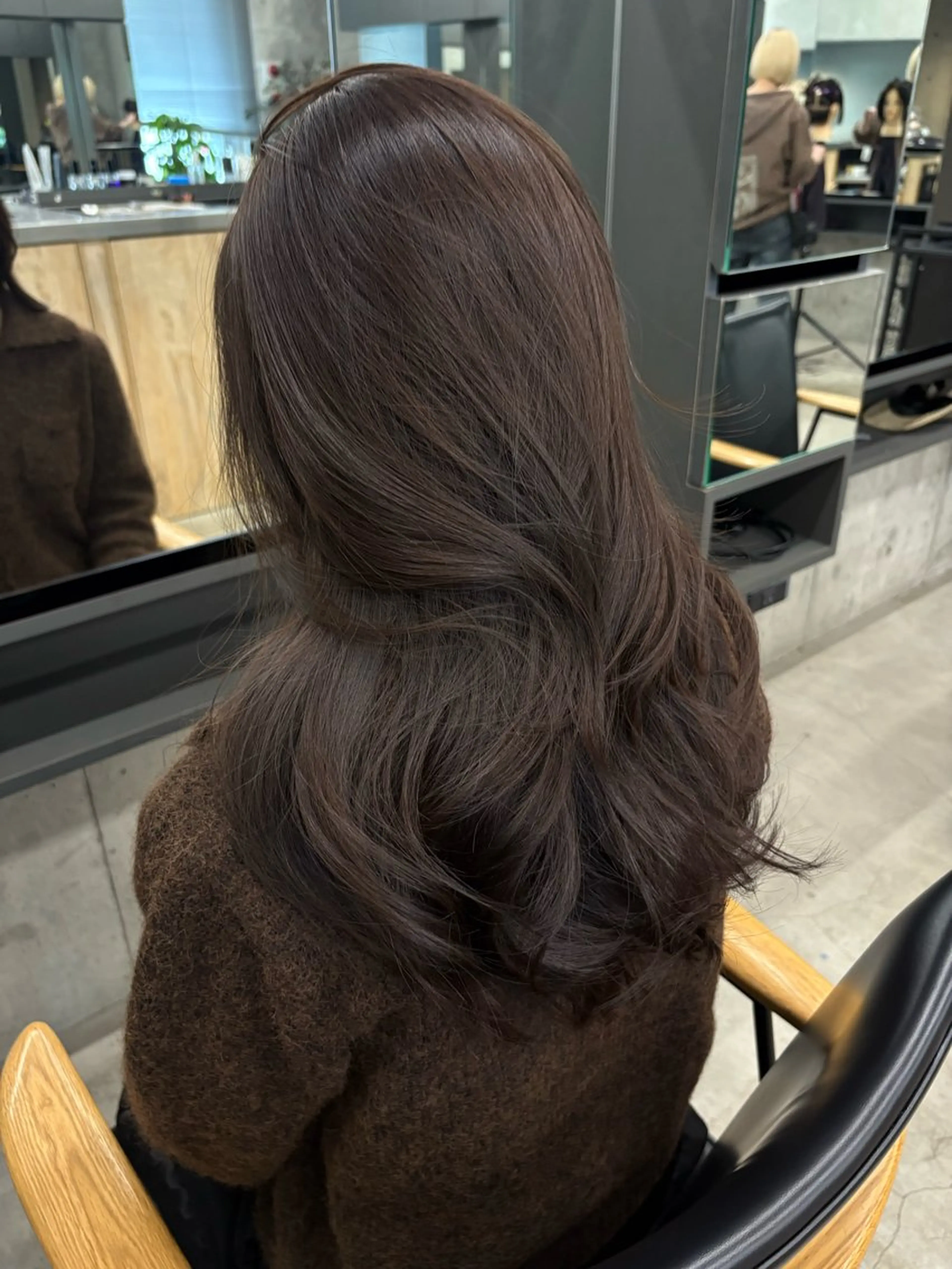 ロング カラー カット ヘアカラー トリートメント レイヤー/柔色 カラー/SAkiのヘアスタイル