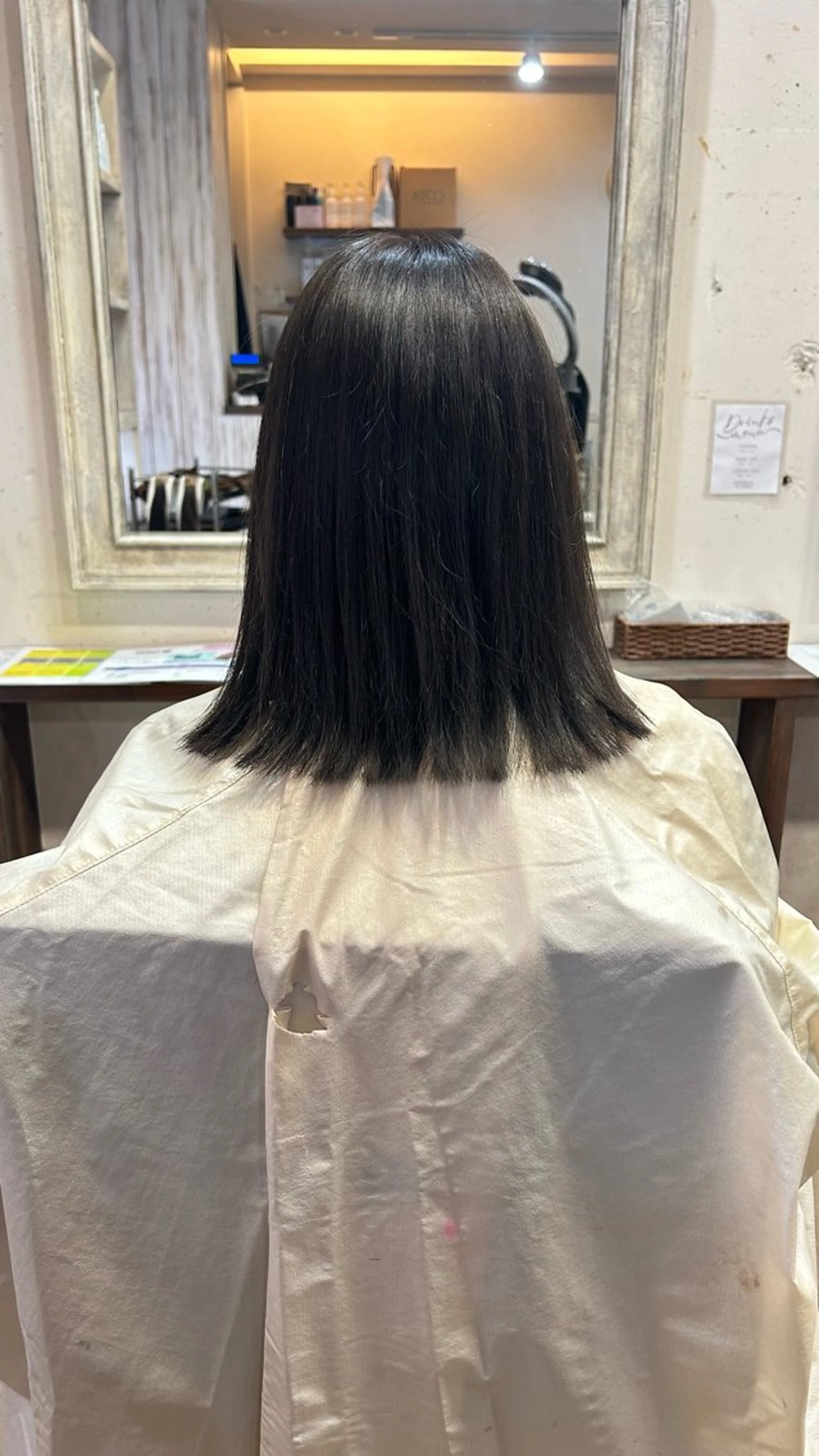 ミディアム ヘアカラー エクステ/カラー 髪質改善/トミタのヘアスタイル