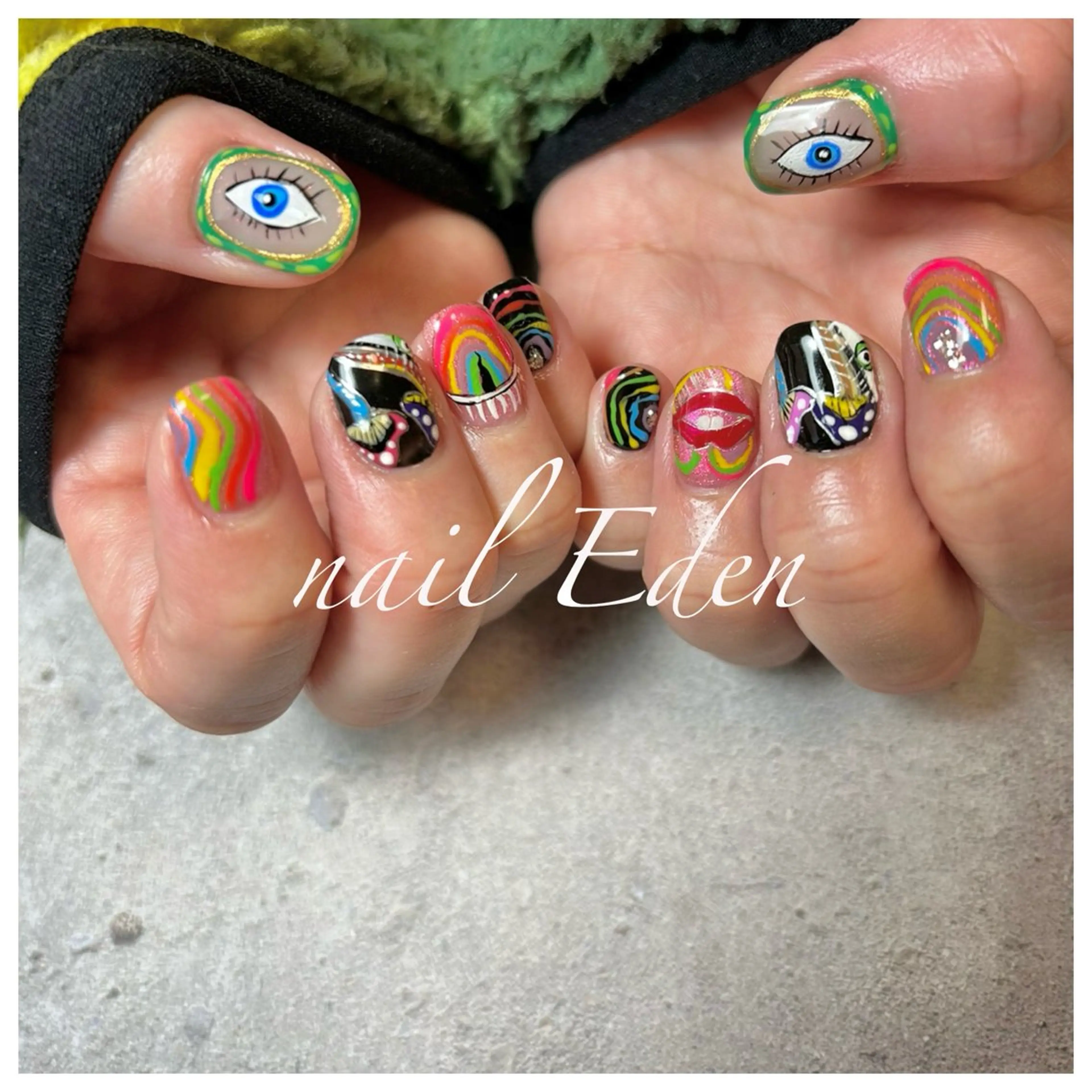 ネイル 持ち込み Eden ♾️のネイルデザイン