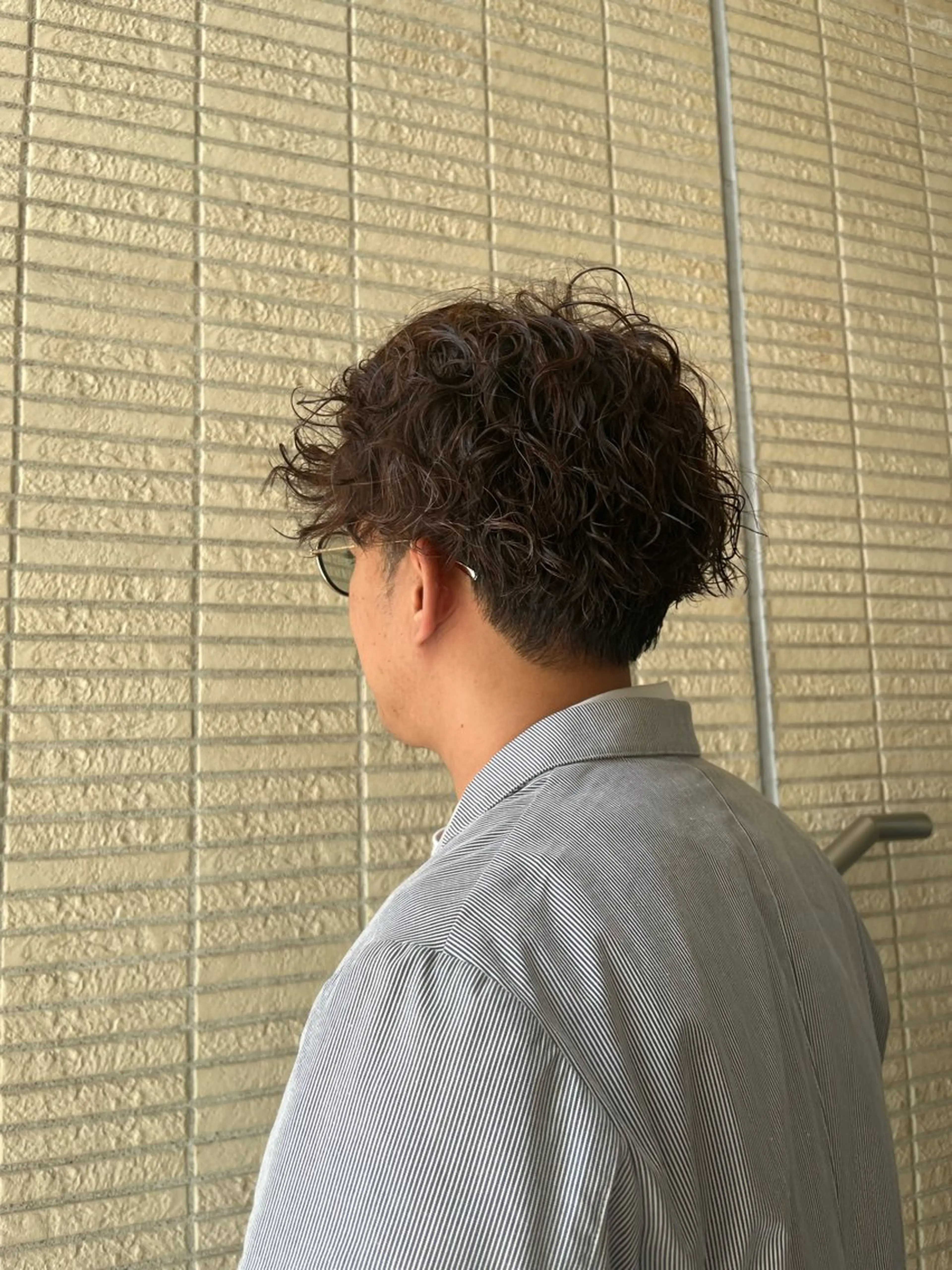 ショート パーマ メンズ カット パーマ みさき/レイヤー/ハ ッシュカット/パーマのヘアスタイル