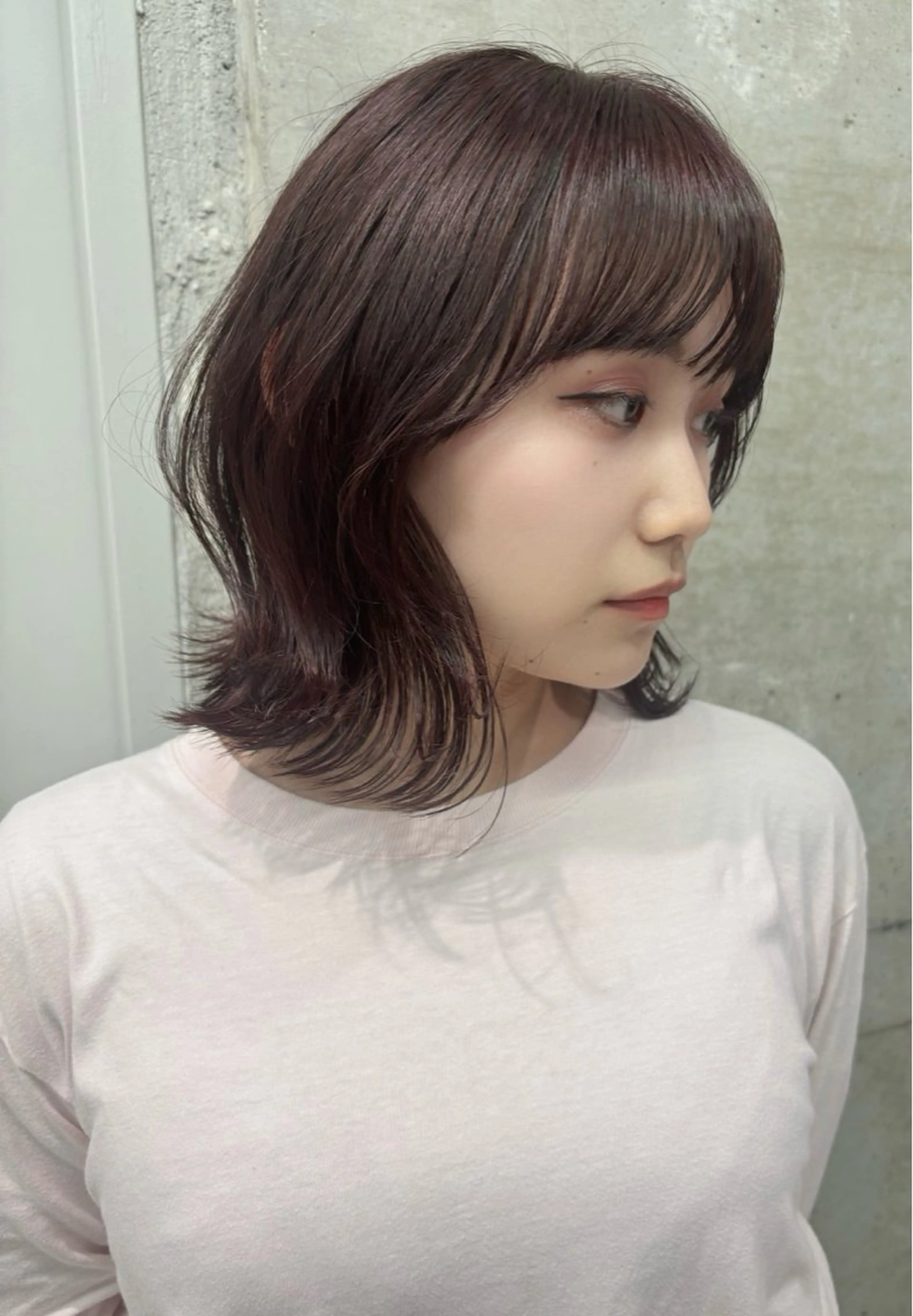 ミディアム カラー 艶カラー/カラー モデル募集中/シンヤのヘアスタイル