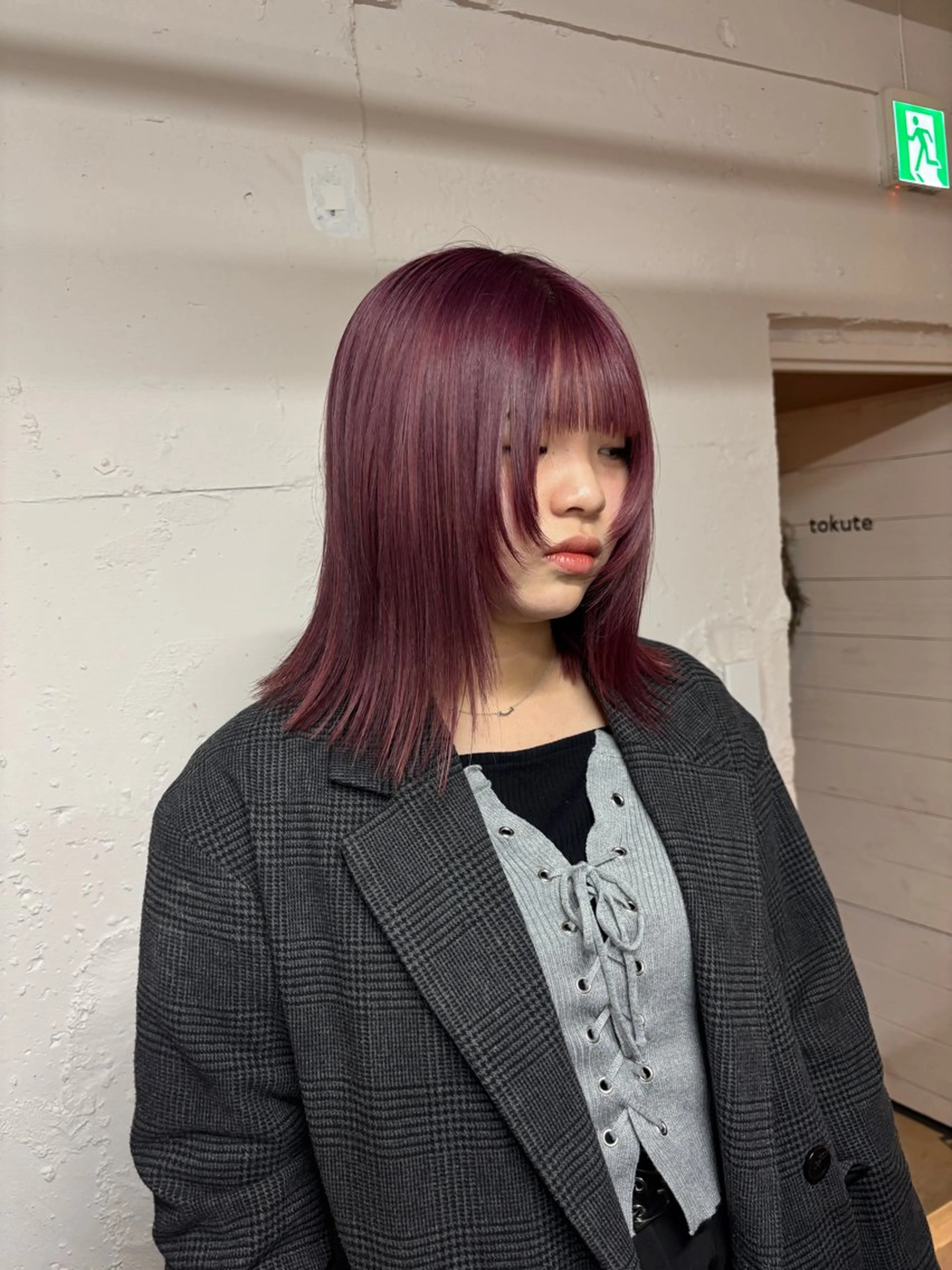 ❤️‍🔥【♡ミニモ限定♡】❤️‍🔥ダブルカラー（ブリーチ＋フルカラー）ケアブリーチに変更も可⭕️🤍🤍🤍の写真