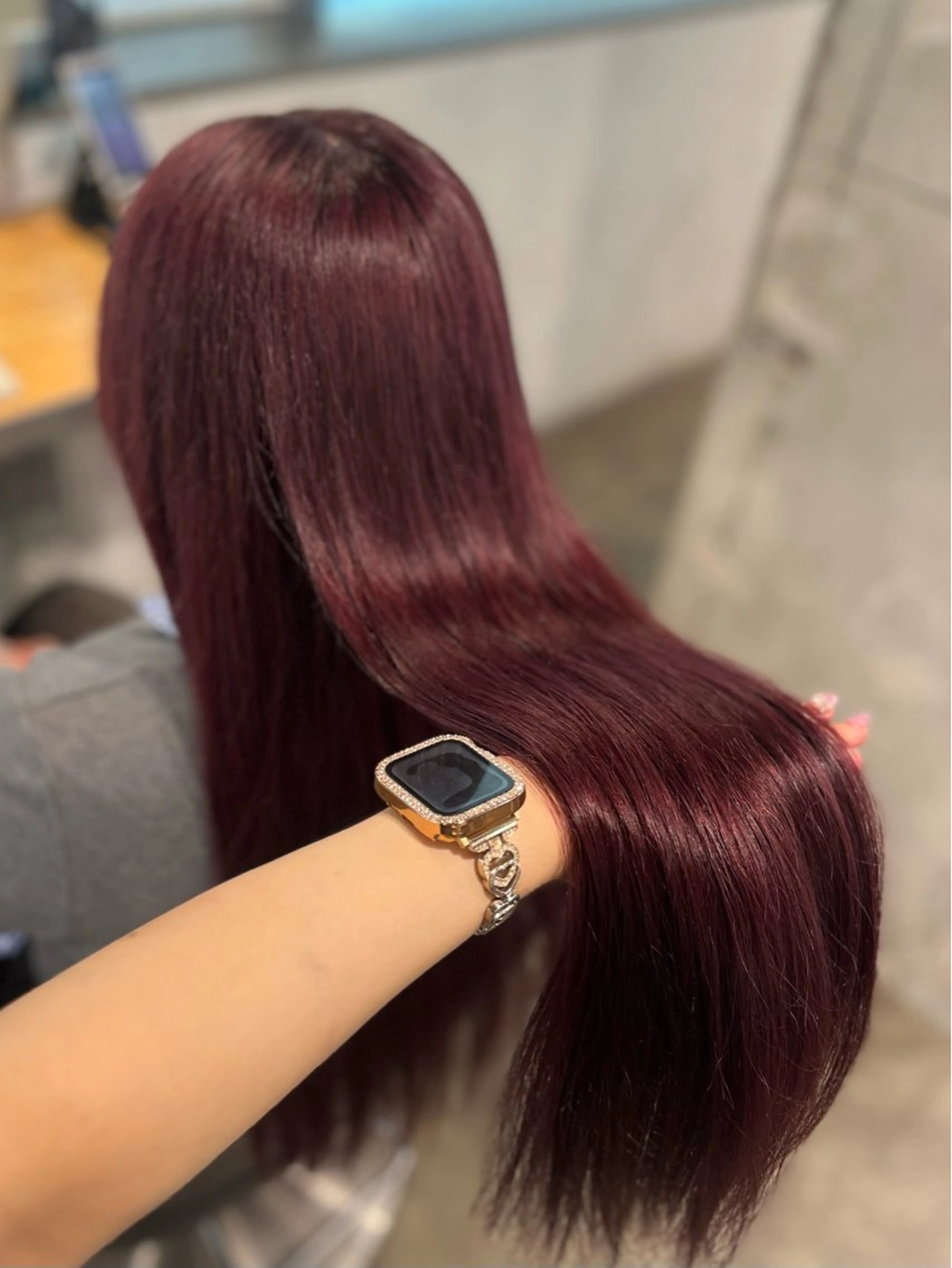 【🥀当日予約限定🥀】艶感たっぷりの人気な暖色🥀ブリーチなしWカラー➕オリジナルトリートメント🥀🤍の写真