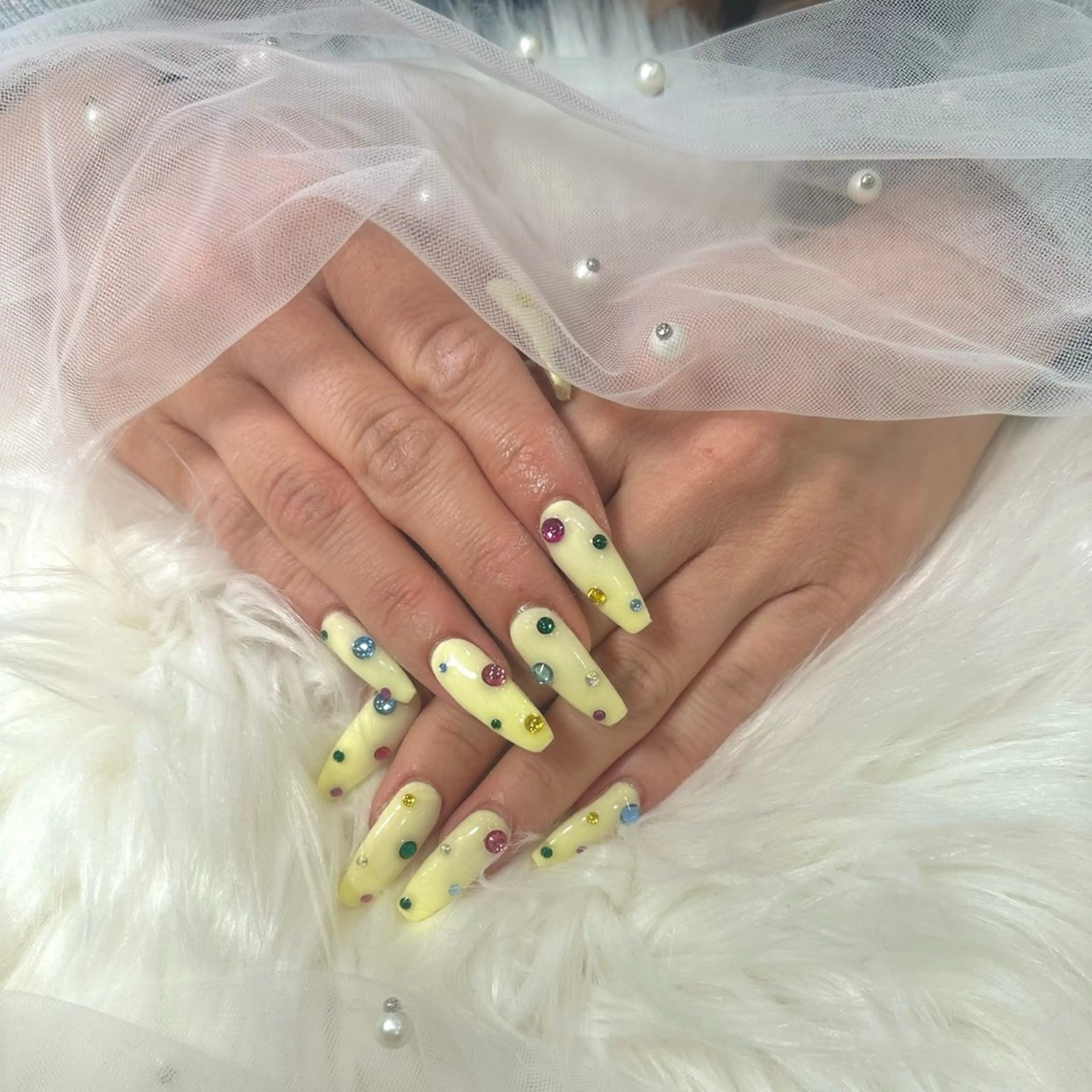 ネイル 長さ出し フットネイル ジェルネイル 韓国ネイル マグネットネイル #Amin nail salonのネイルデザイン