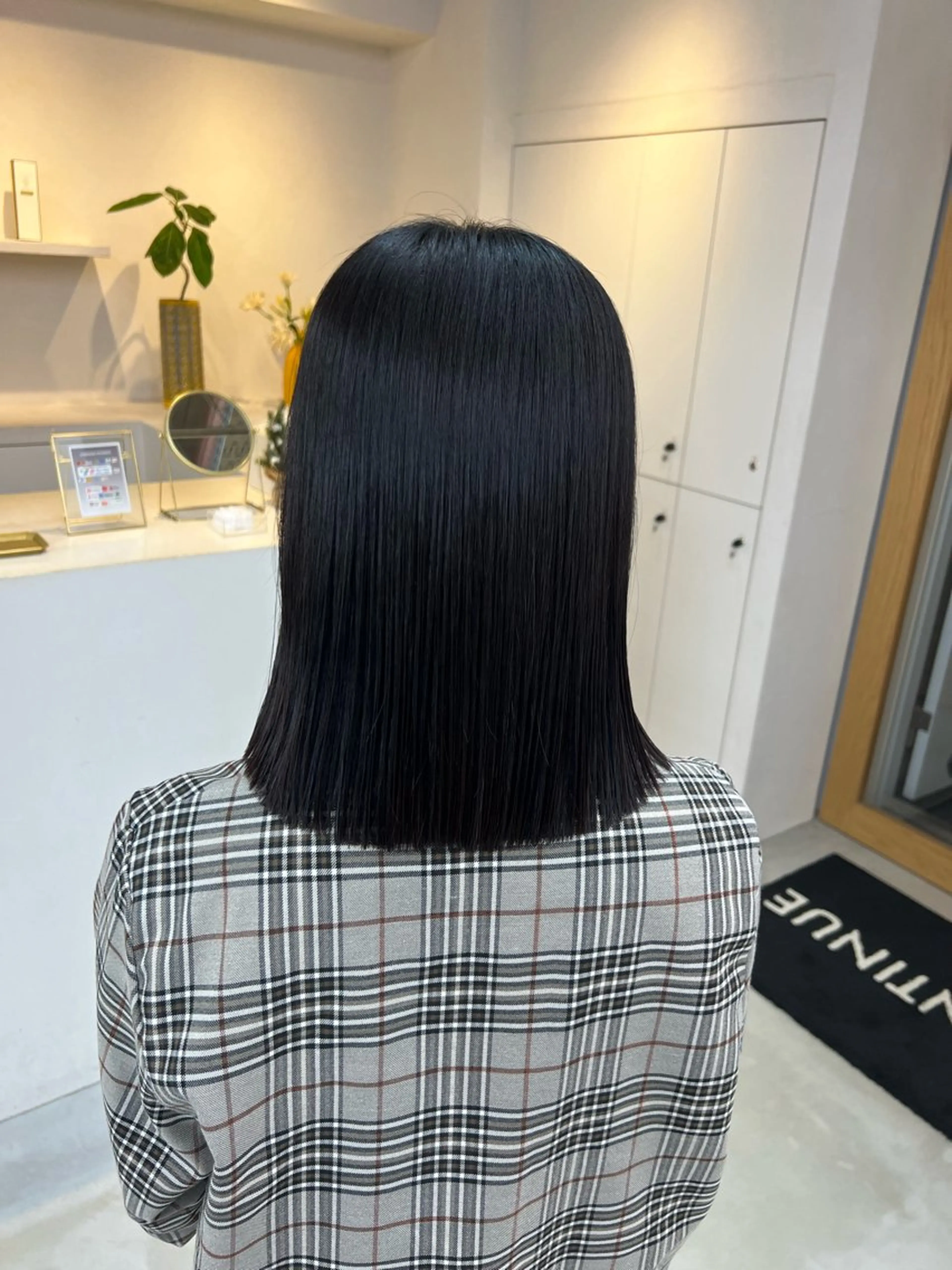 ミディアム カット トリートメント 表参道/kozue/ 艶髪/髪質改善のヘアスタイル