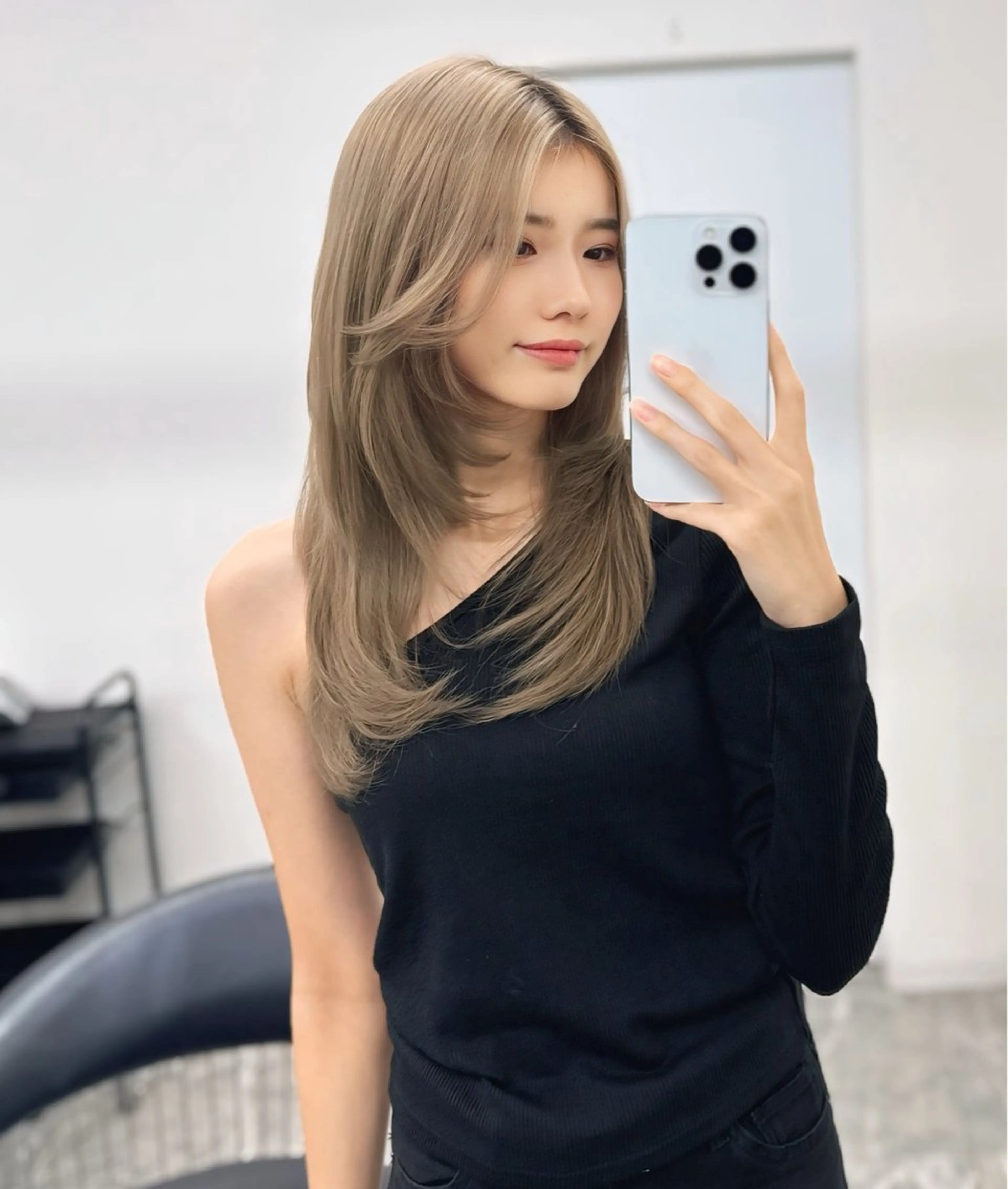 ロング ヘアセット レイヤーカット/ 髪質改善/羽柴りくのヘアスタイル