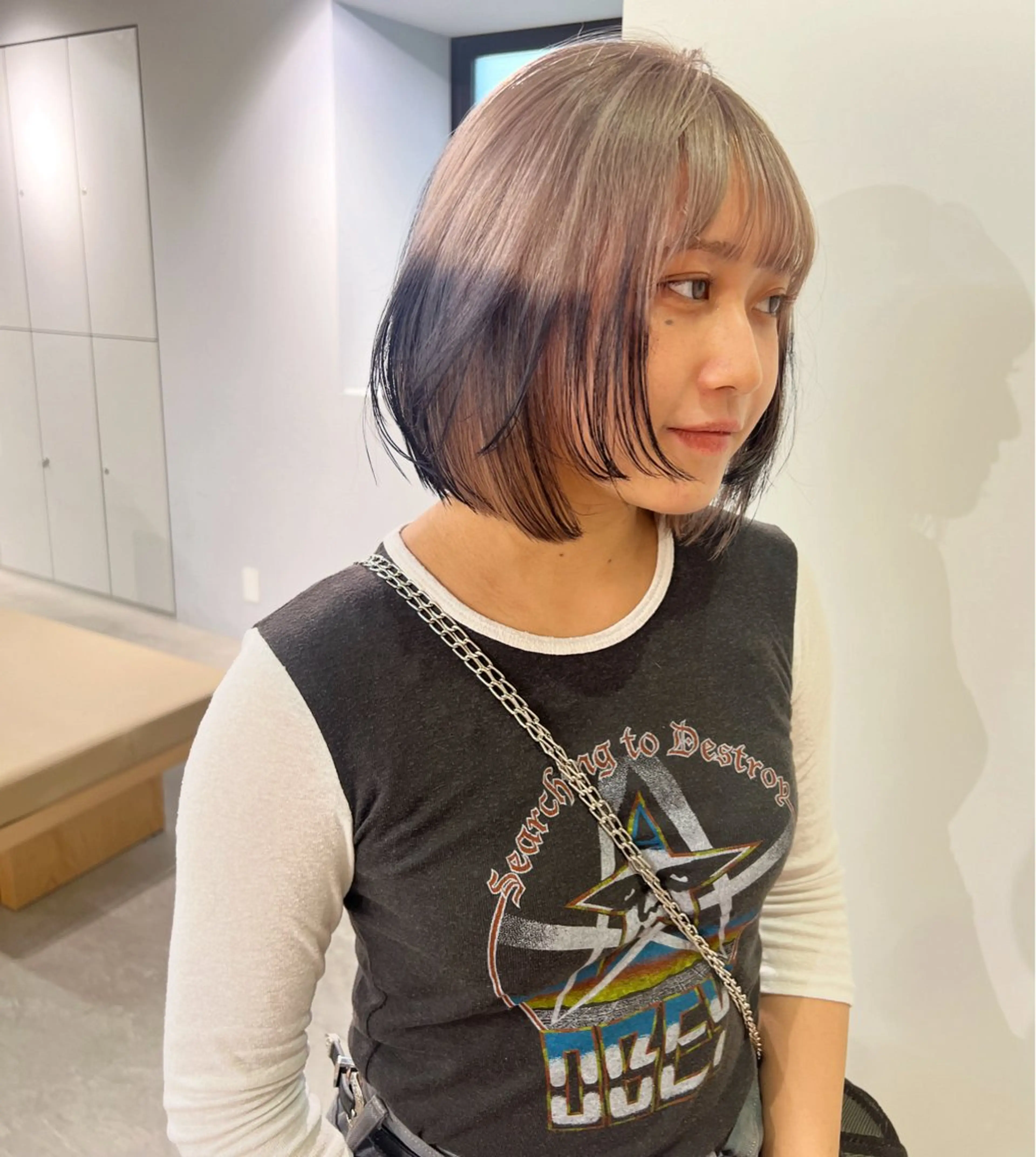 ショート カラー ヘアカラー MARU パーマ/レイヤーのヘアスタイル