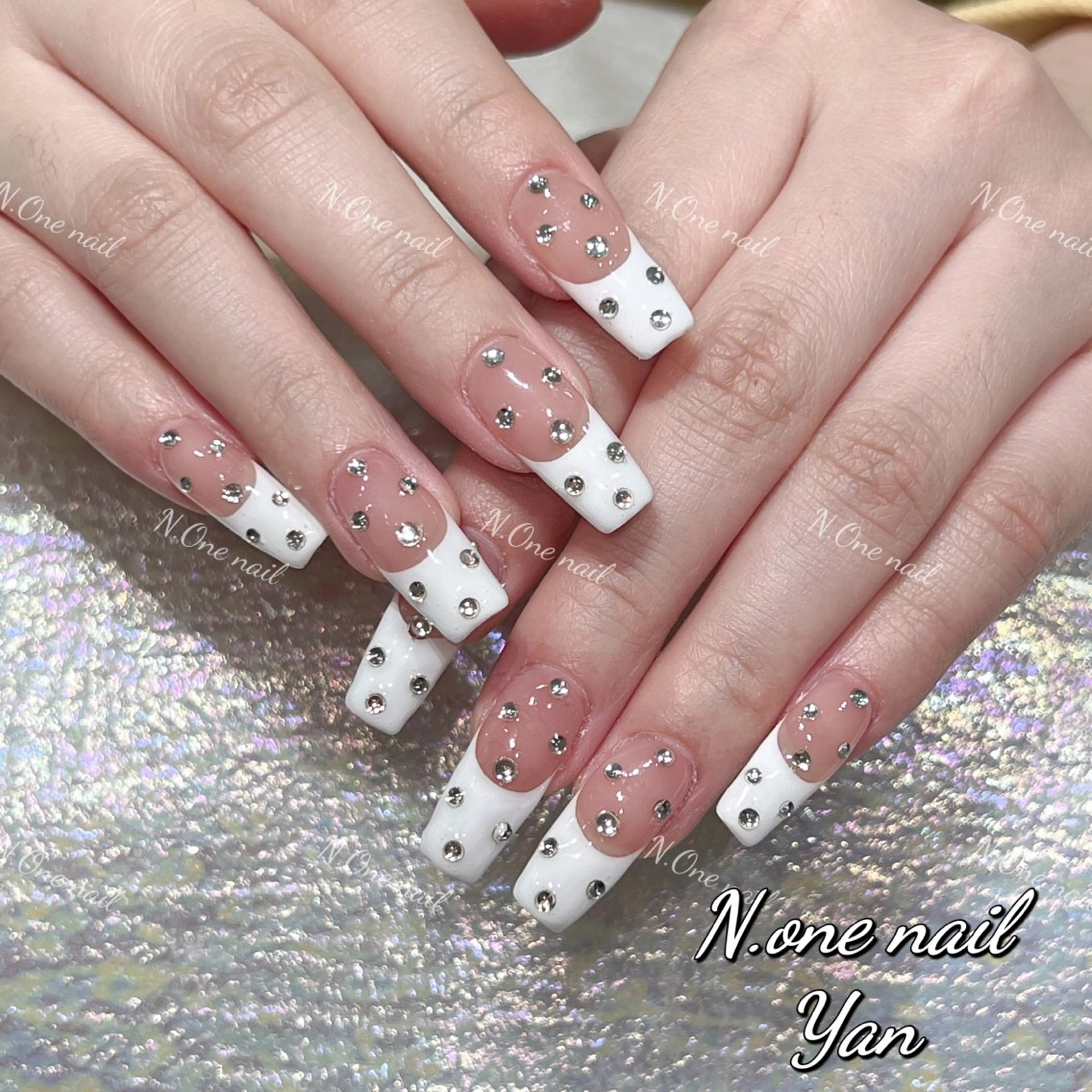 ネイル 長いだし/スカルプ/ パラシェルN.oneのネイルデザイン