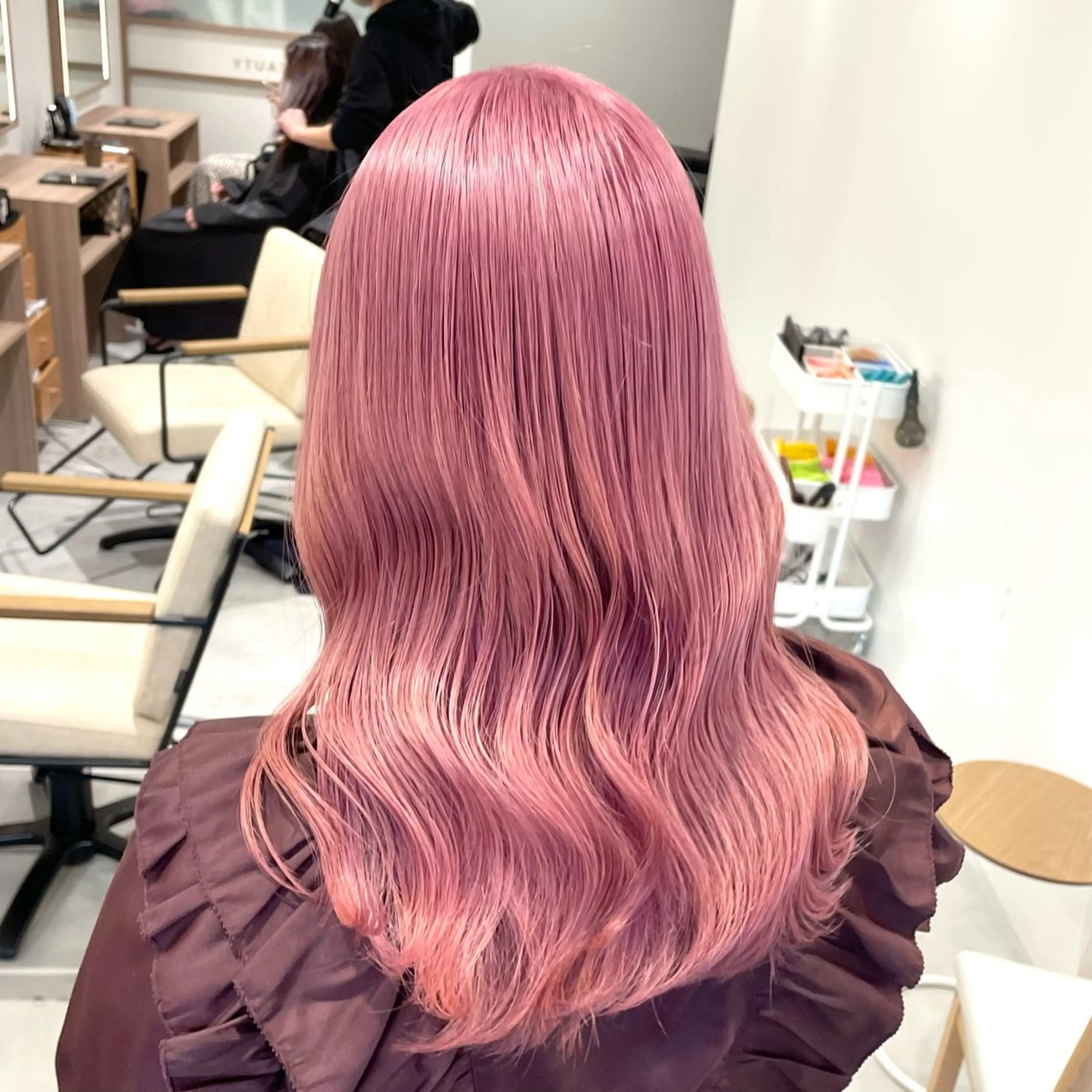 ロング カット ヘアカラー トリートメント 🎀透明感カラー🎀 mikaのヘアスタイル